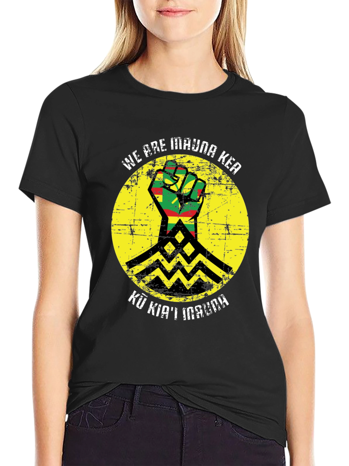 Mauna Kea T-Shirt - Fist & Mountain Graphic Tee