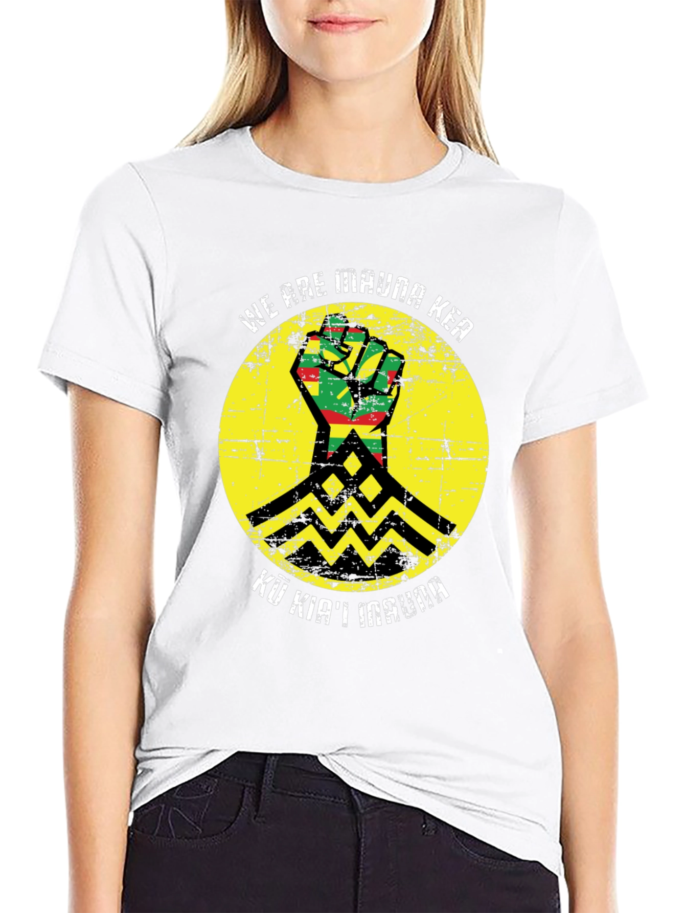 Mauna Kea T-Shirt - Fist & Mountain Graphic Tee