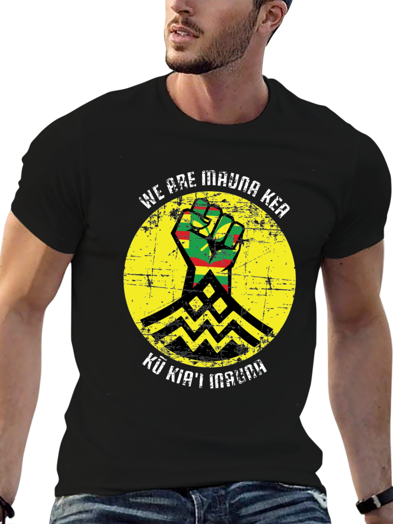 Mauna Kea T-Shirt - Fist & Mountain Graphic Tee