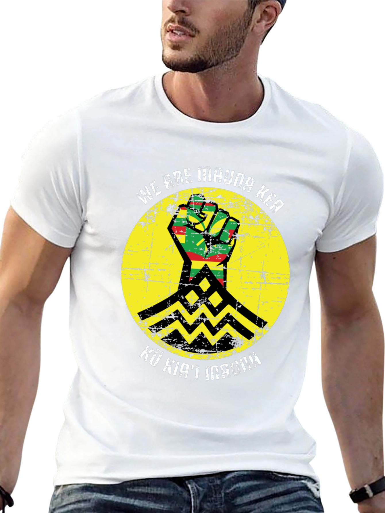 Mauna Kea T-Shirt - Fist & Mountain Graphic Tee