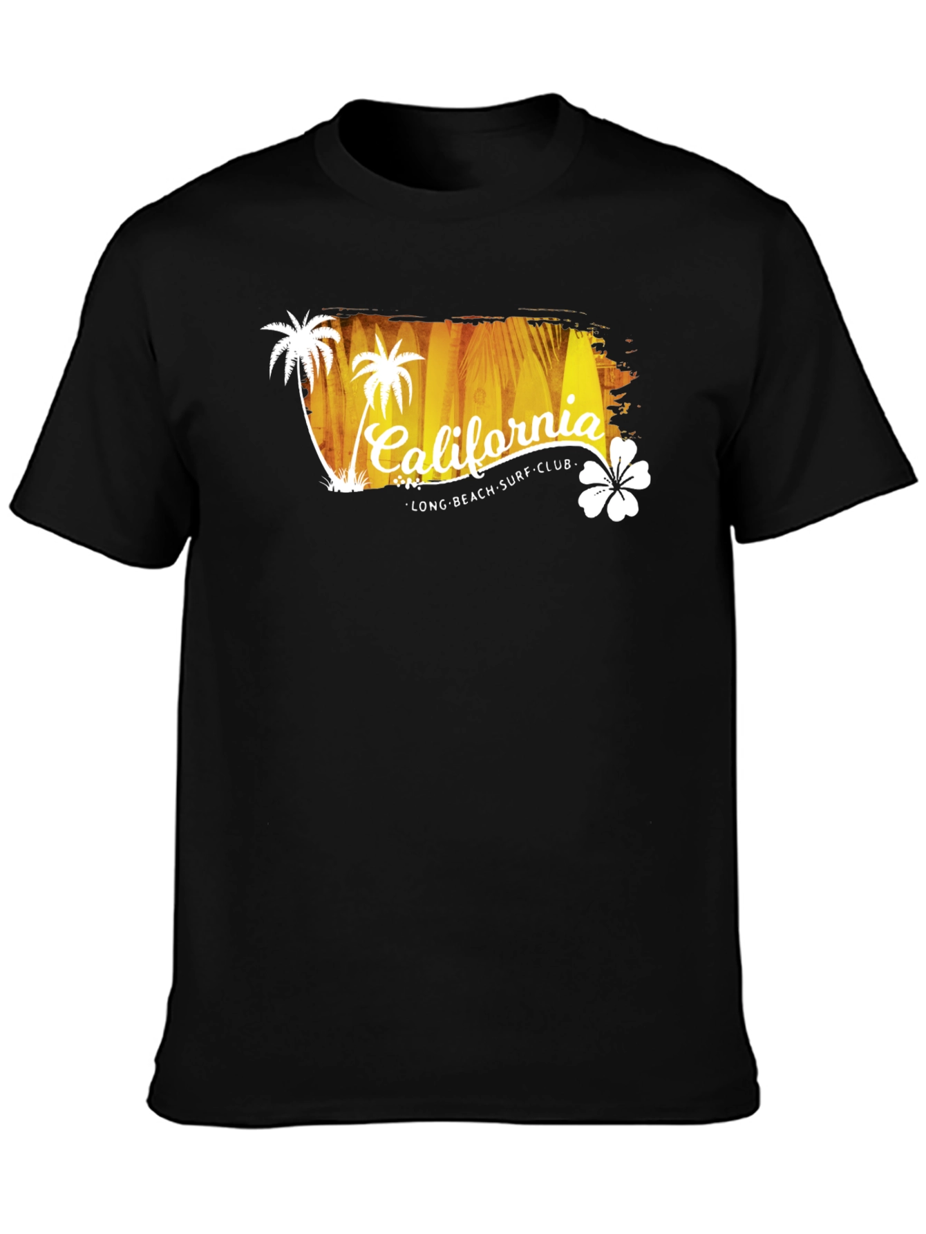 California Long Beach Surf Club Graphic T-Shirt