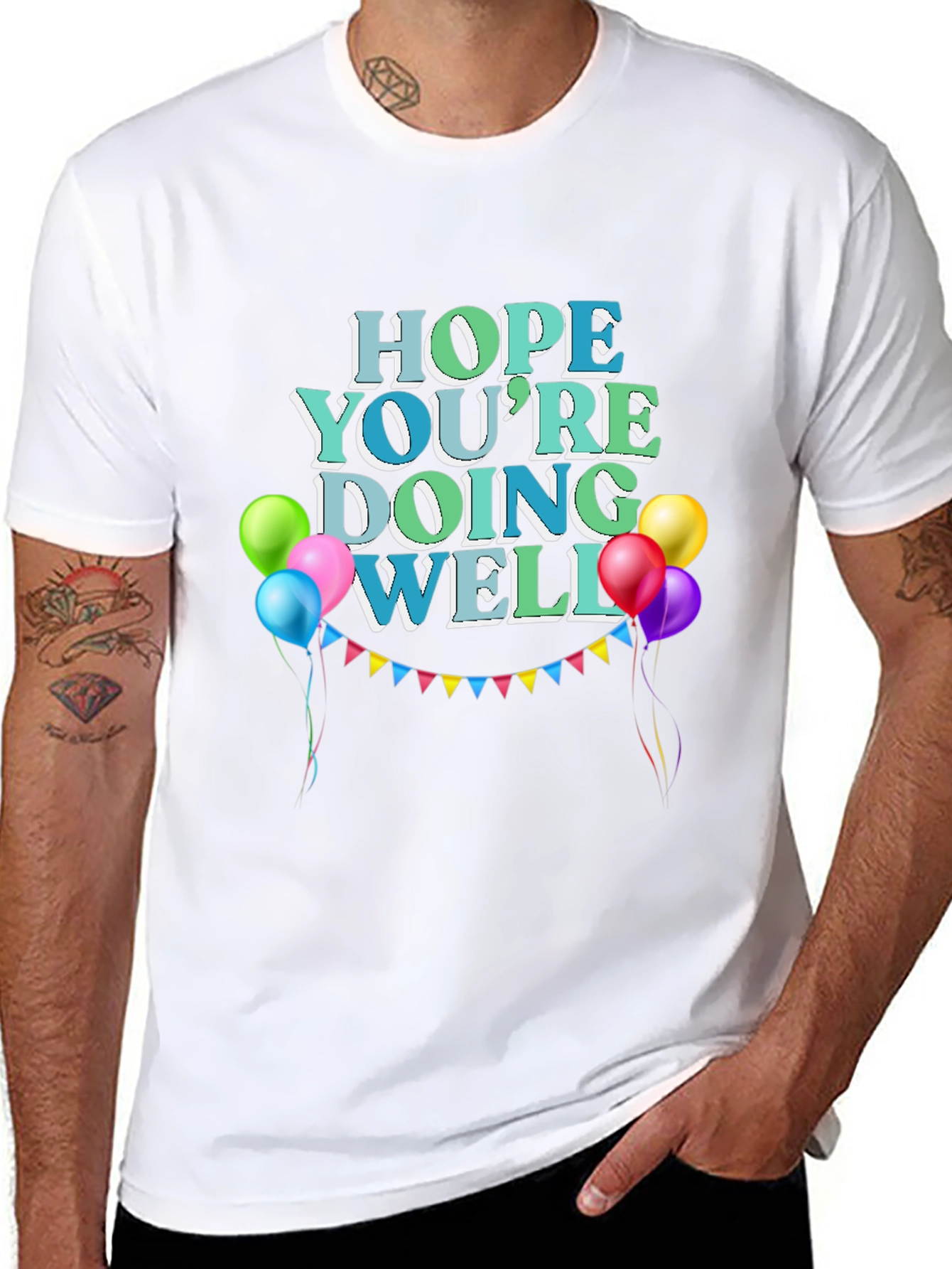 Hope Youre Doing Well Black T-Shirt