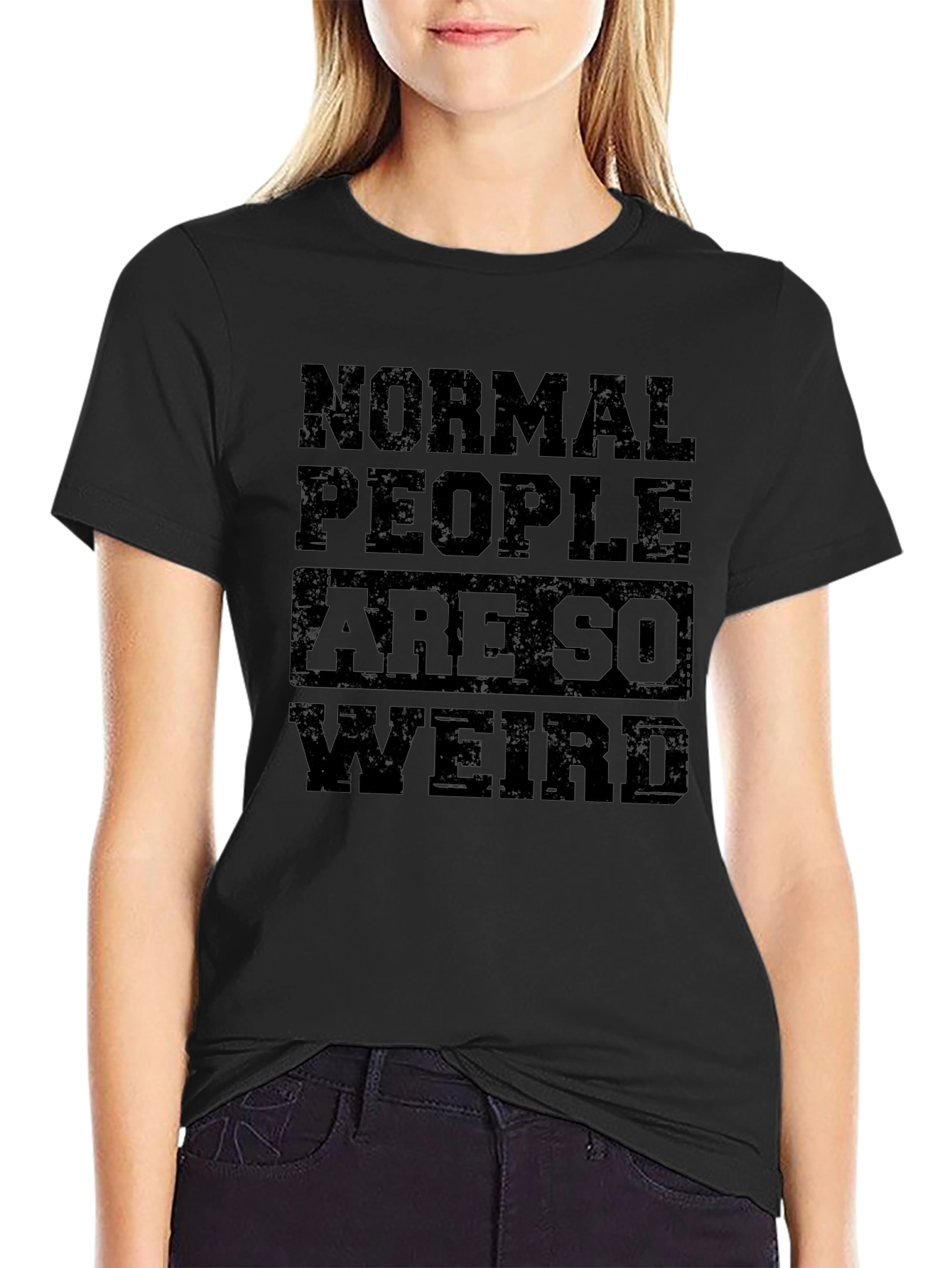 Normal People Are So Weird Graphic Tee