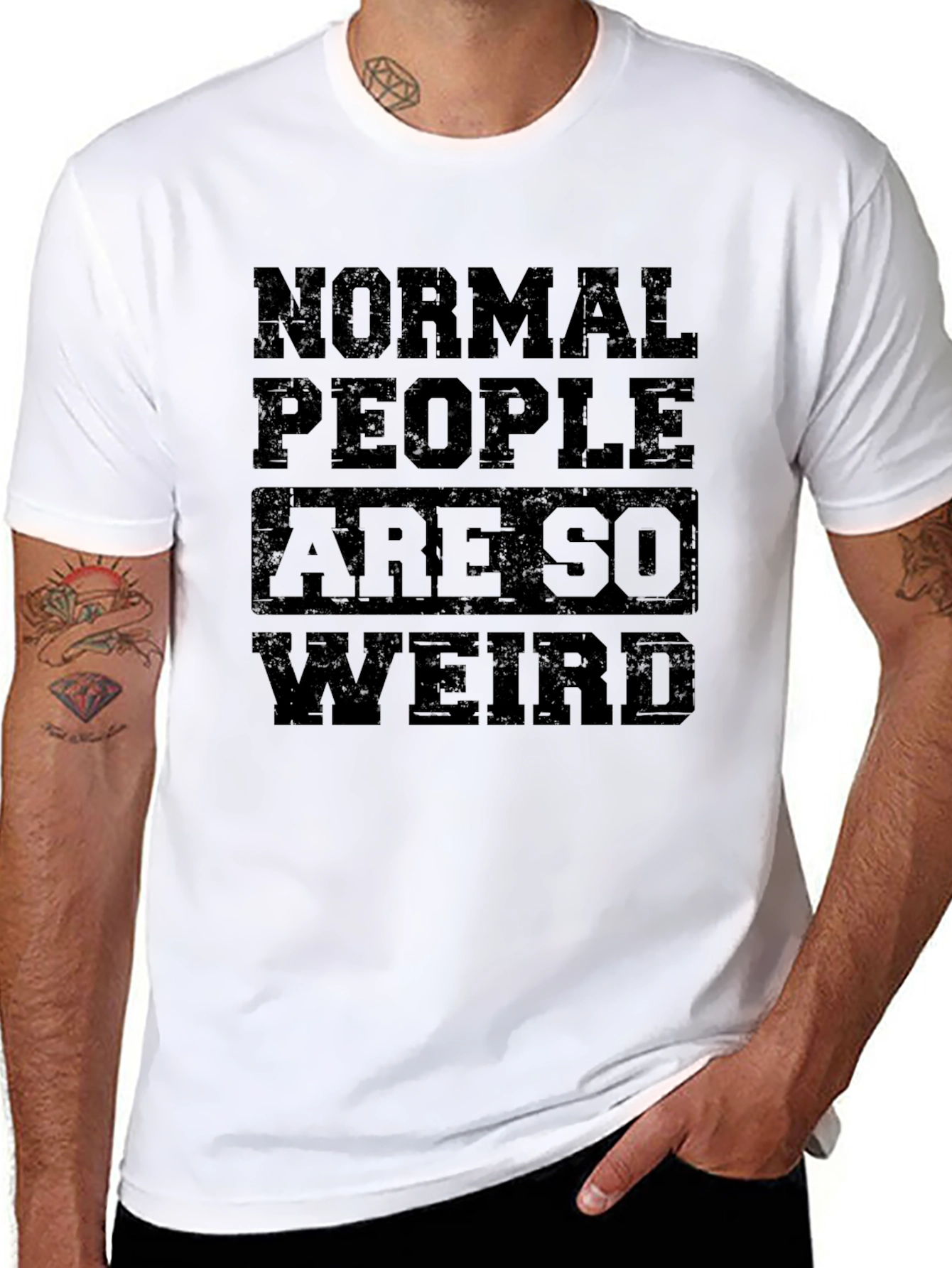 Normal People Are So Weird Graphic Tee