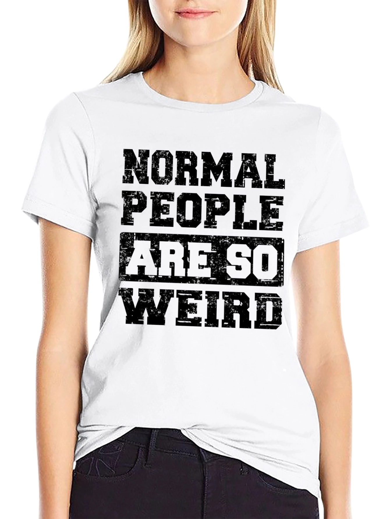 Normal People Are So Weird Graphic Tee