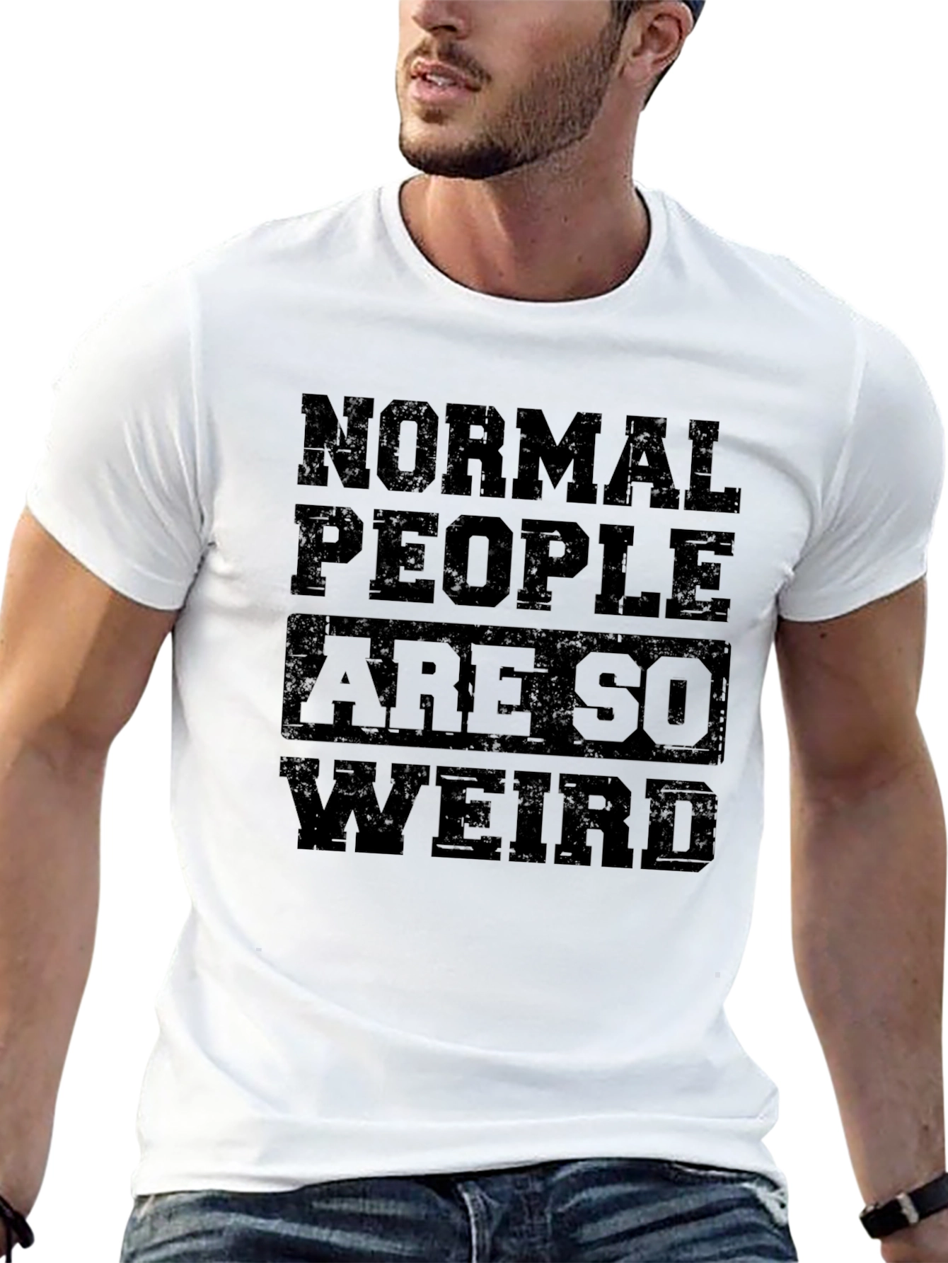 Normal People Are So Weird Graphic Tee