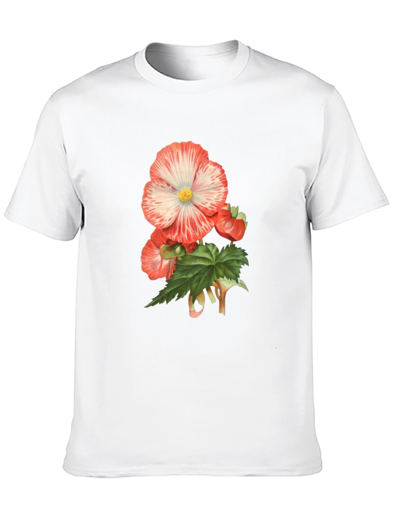 Floral Print Crew Neck T-Shirt