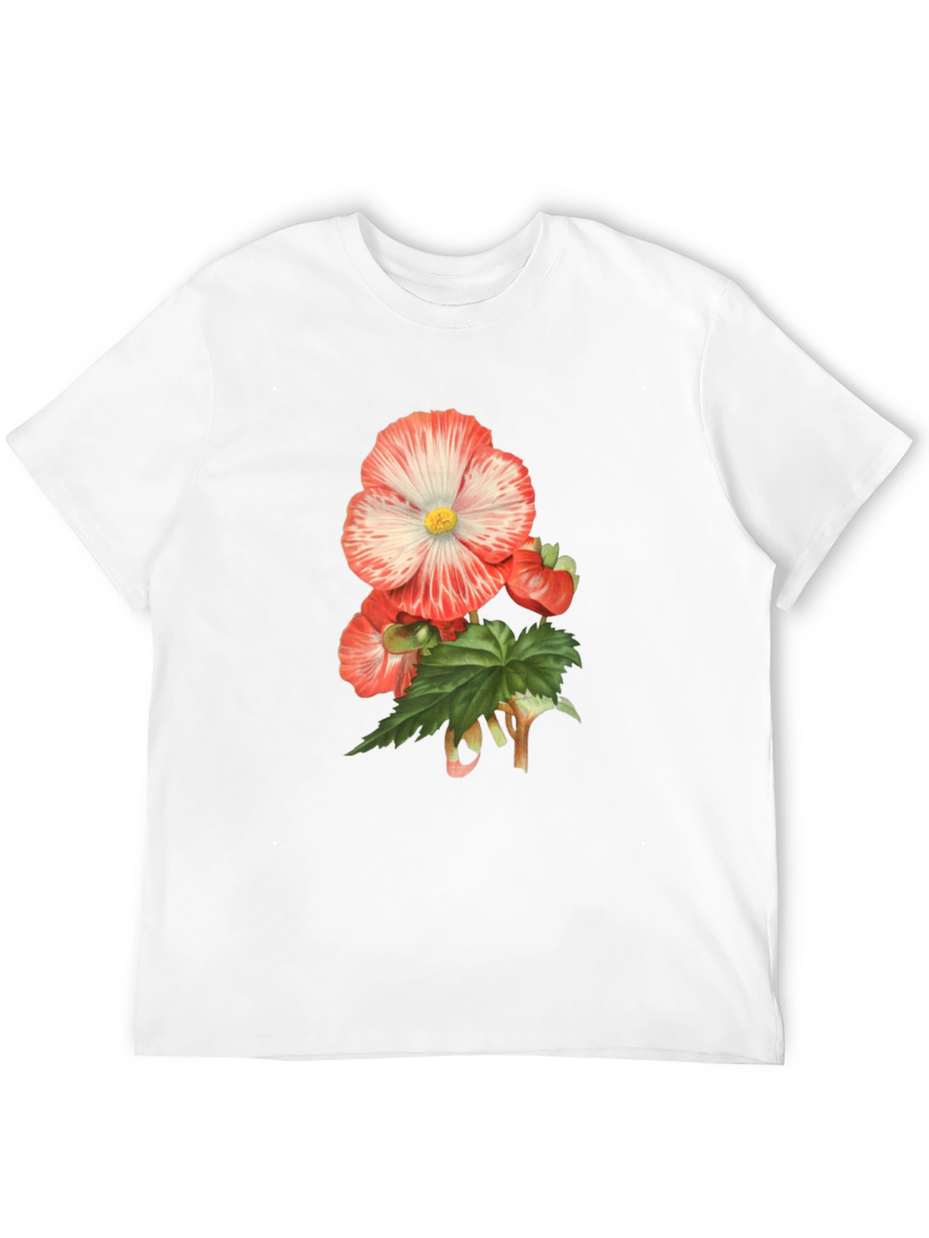 Floral Print Crew Neck T-Shirt