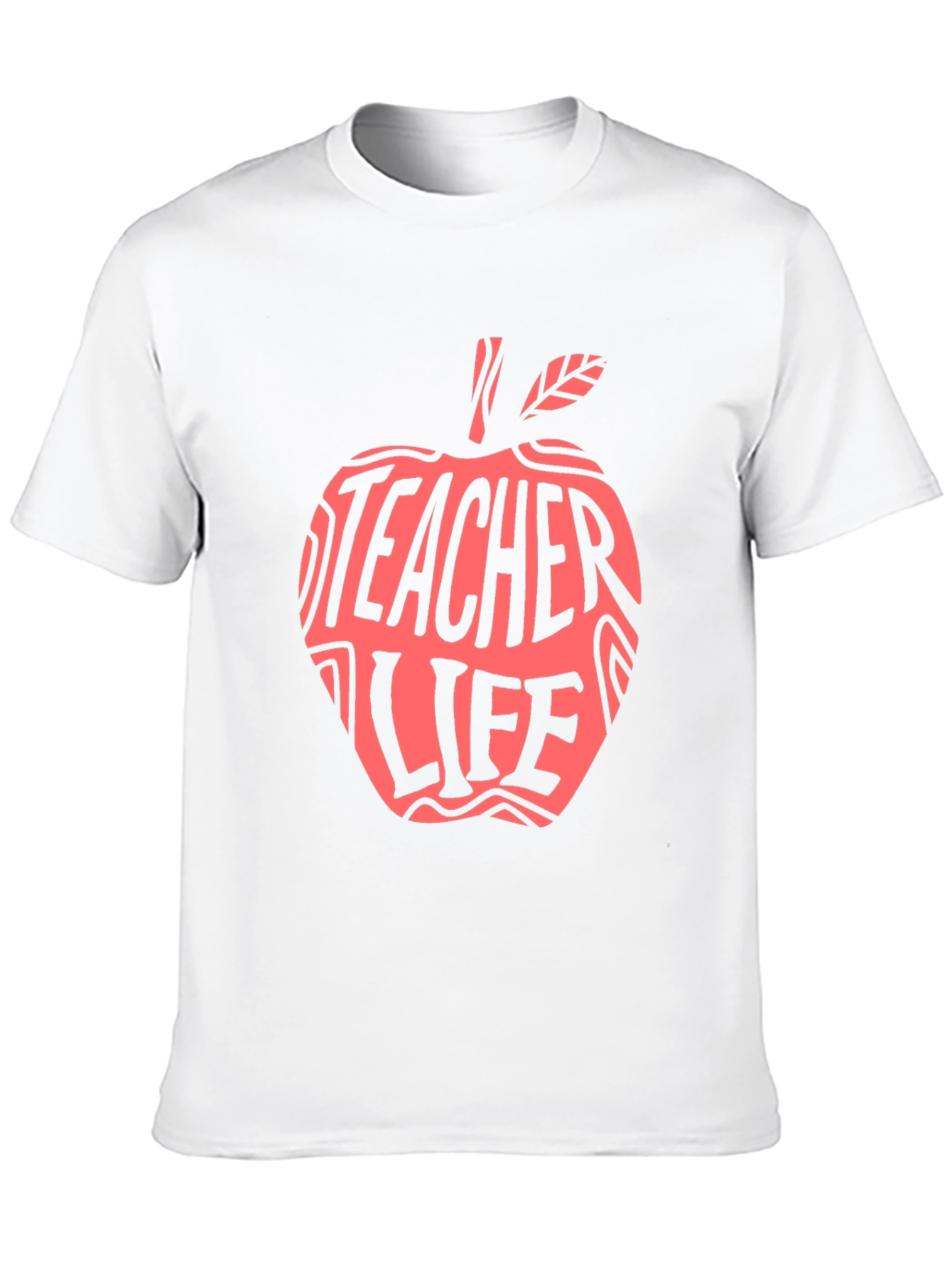 Teacher Life Apple Graphic T-Shirt