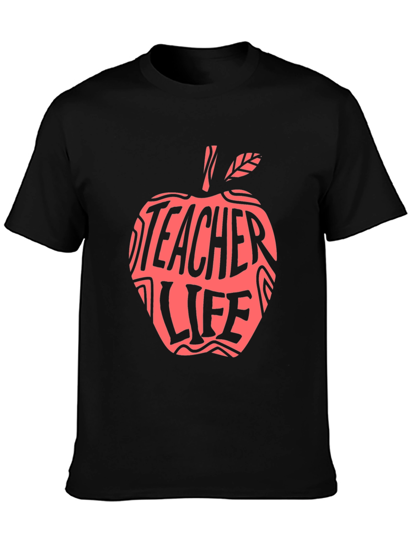 Teacher Life Apple Graphic T-Shirt