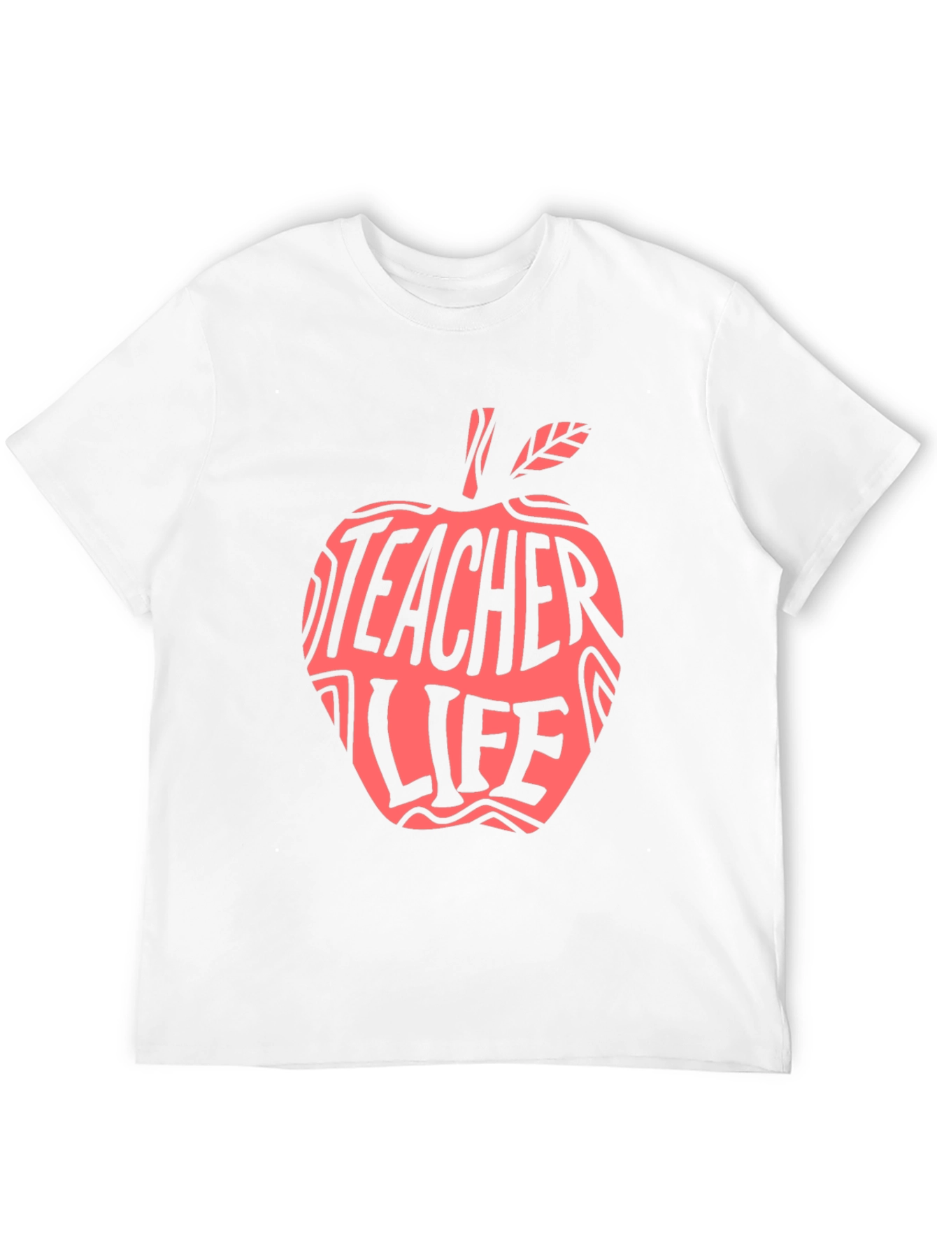 Teacher Life Apple Graphic T-Shirt