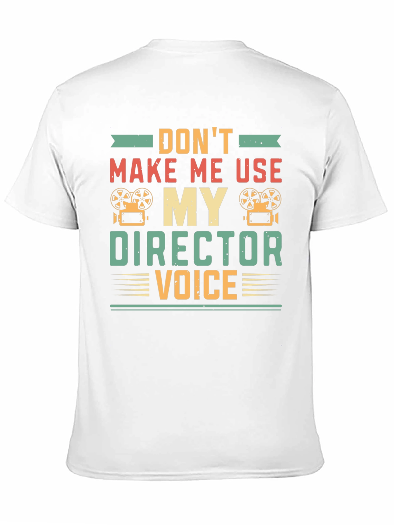 Director Voice Graphic Tee - Movie Lover Gift