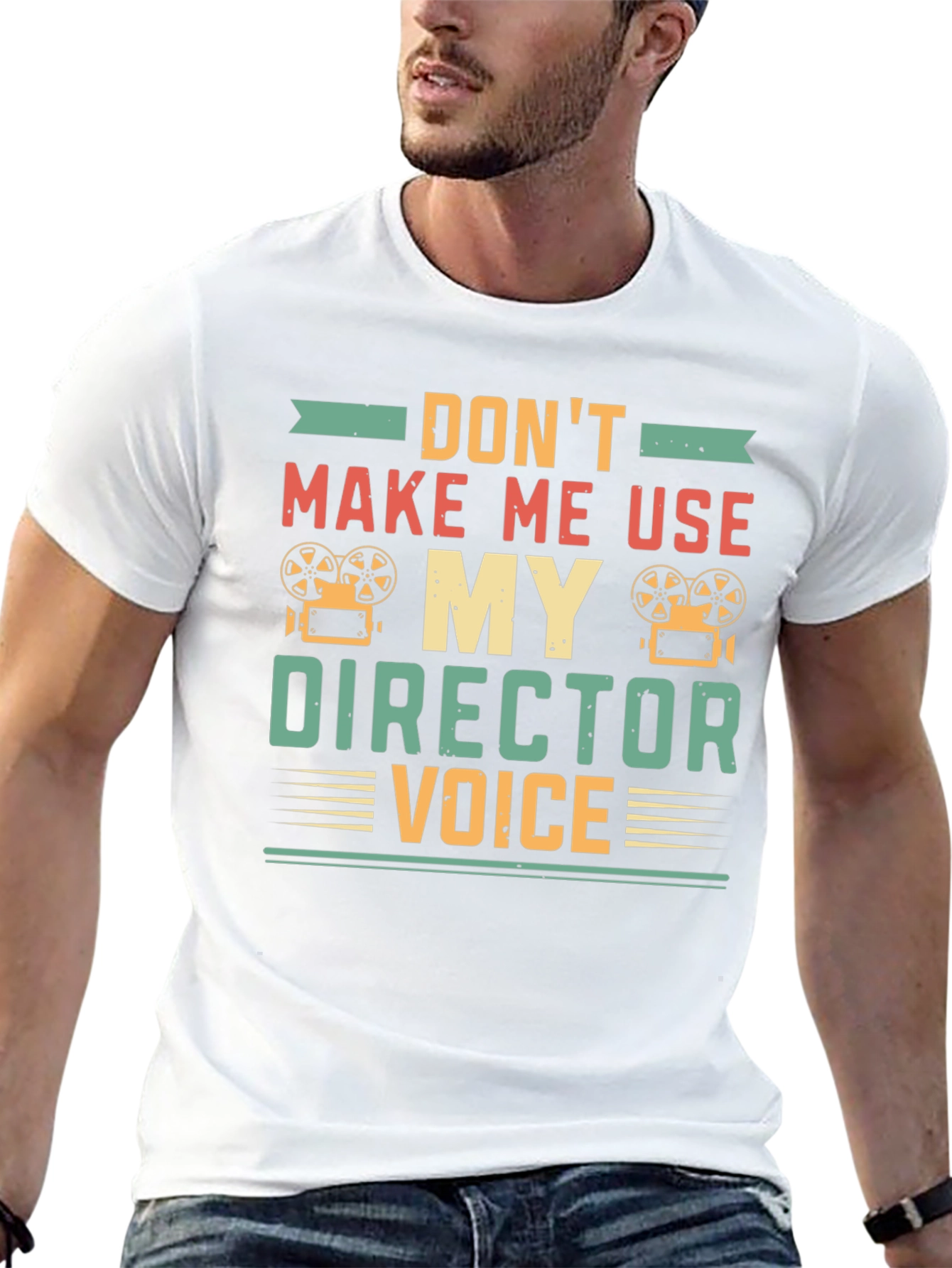 Director Voice Graphic Tee - Movie Lover Gift