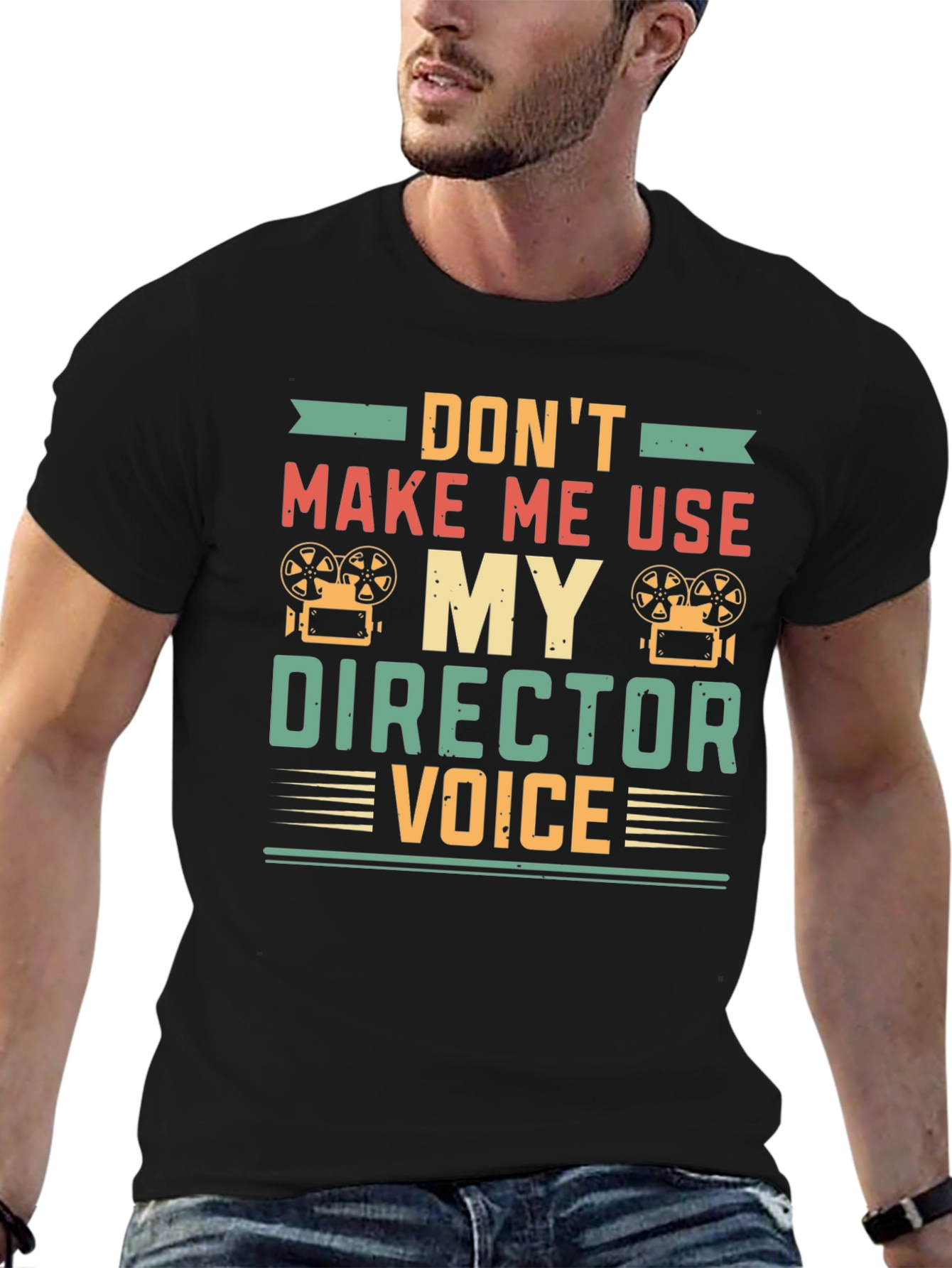 Director Voice Graphic Tee - Movie Lover Gift