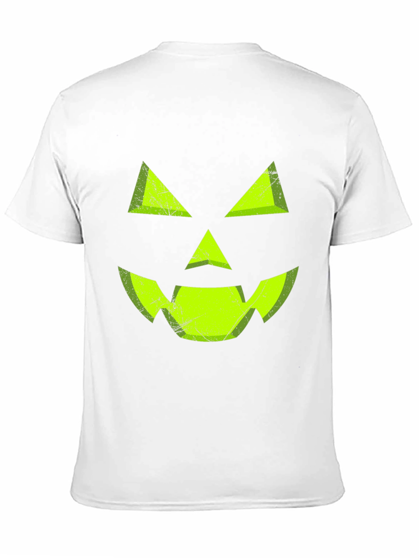 Halloween Pumpkin Face Black T-Shirt