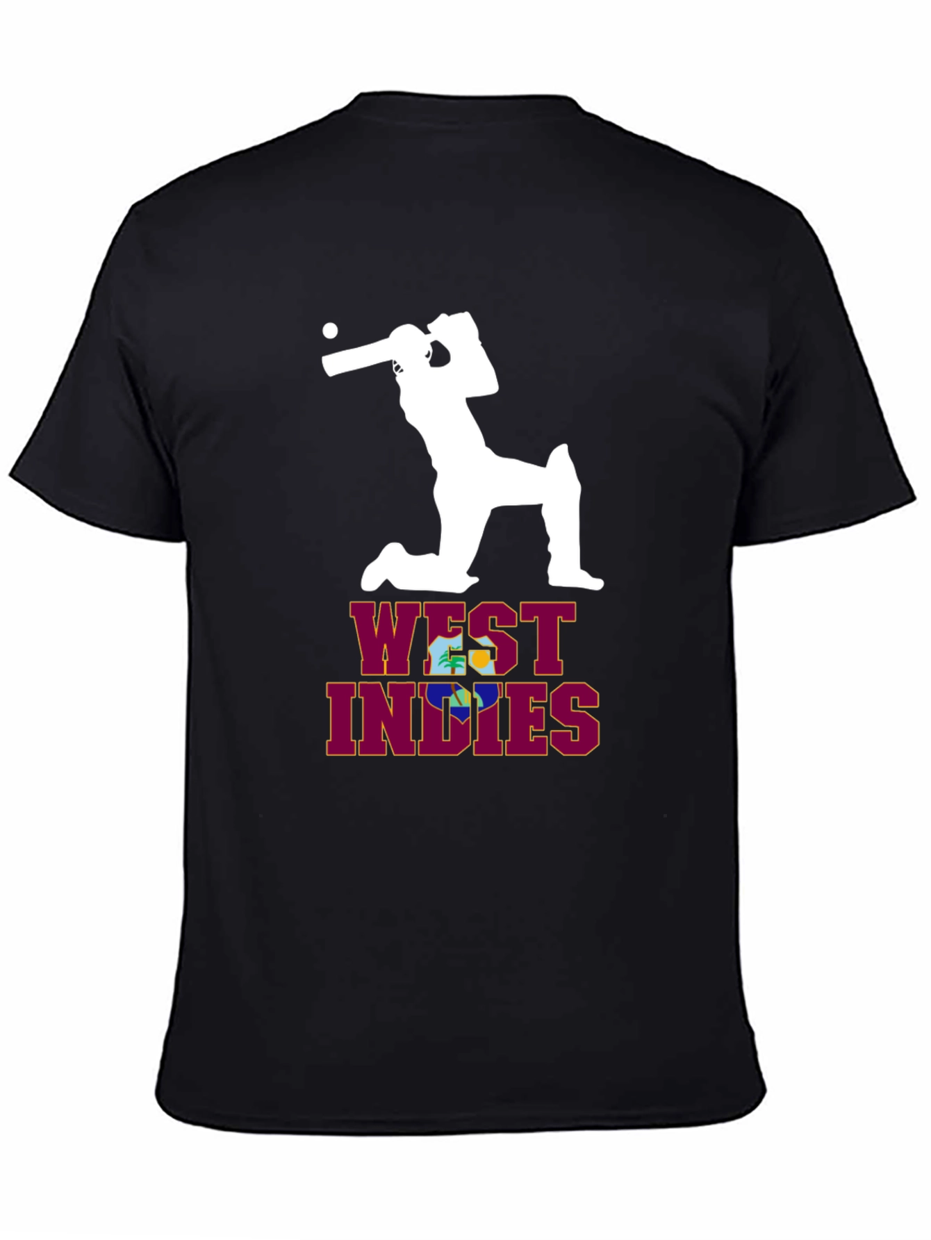 West Indies Cricket T-Shirt - Black
