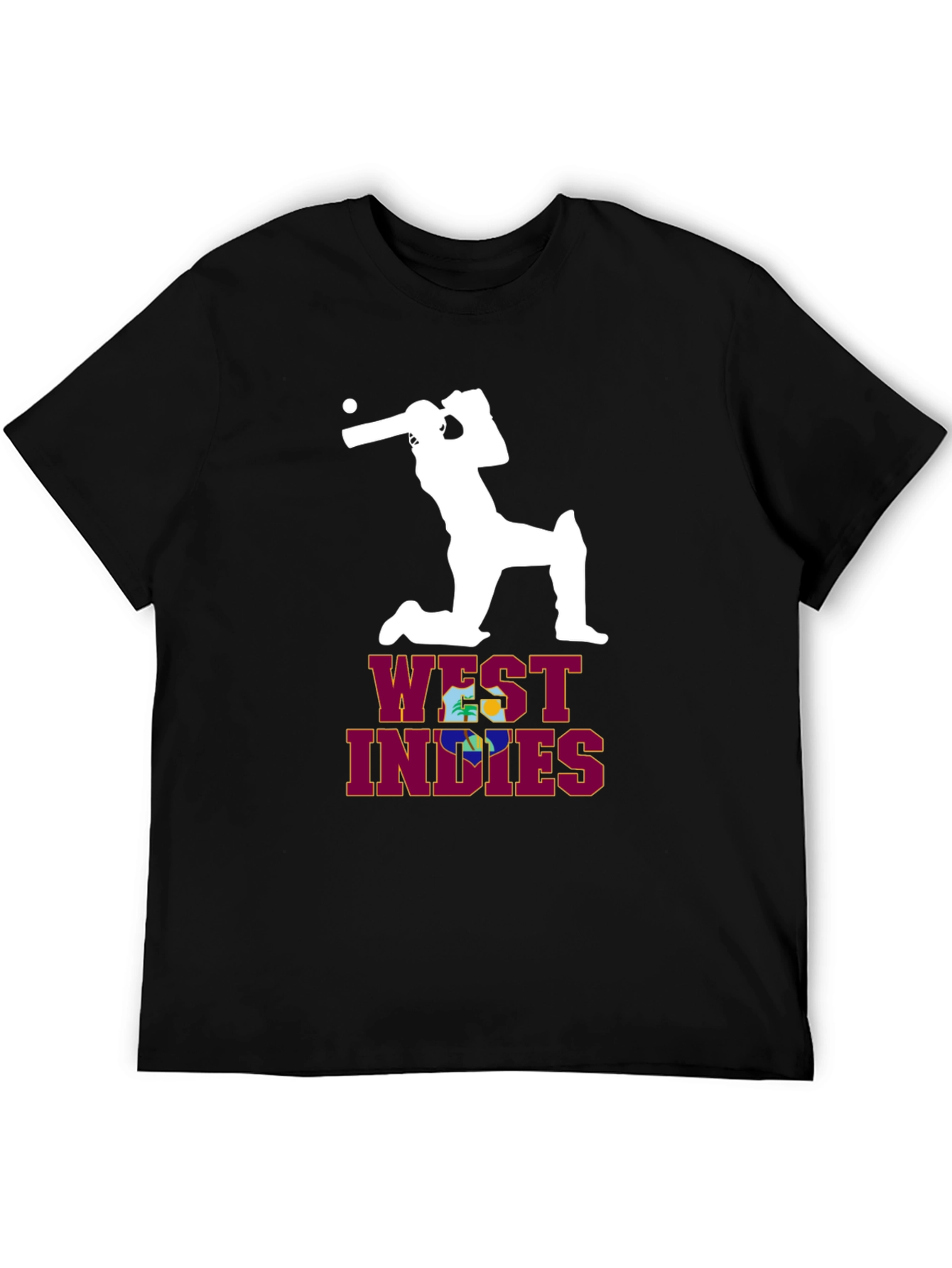 West Indies Cricket T-Shirt - Black
