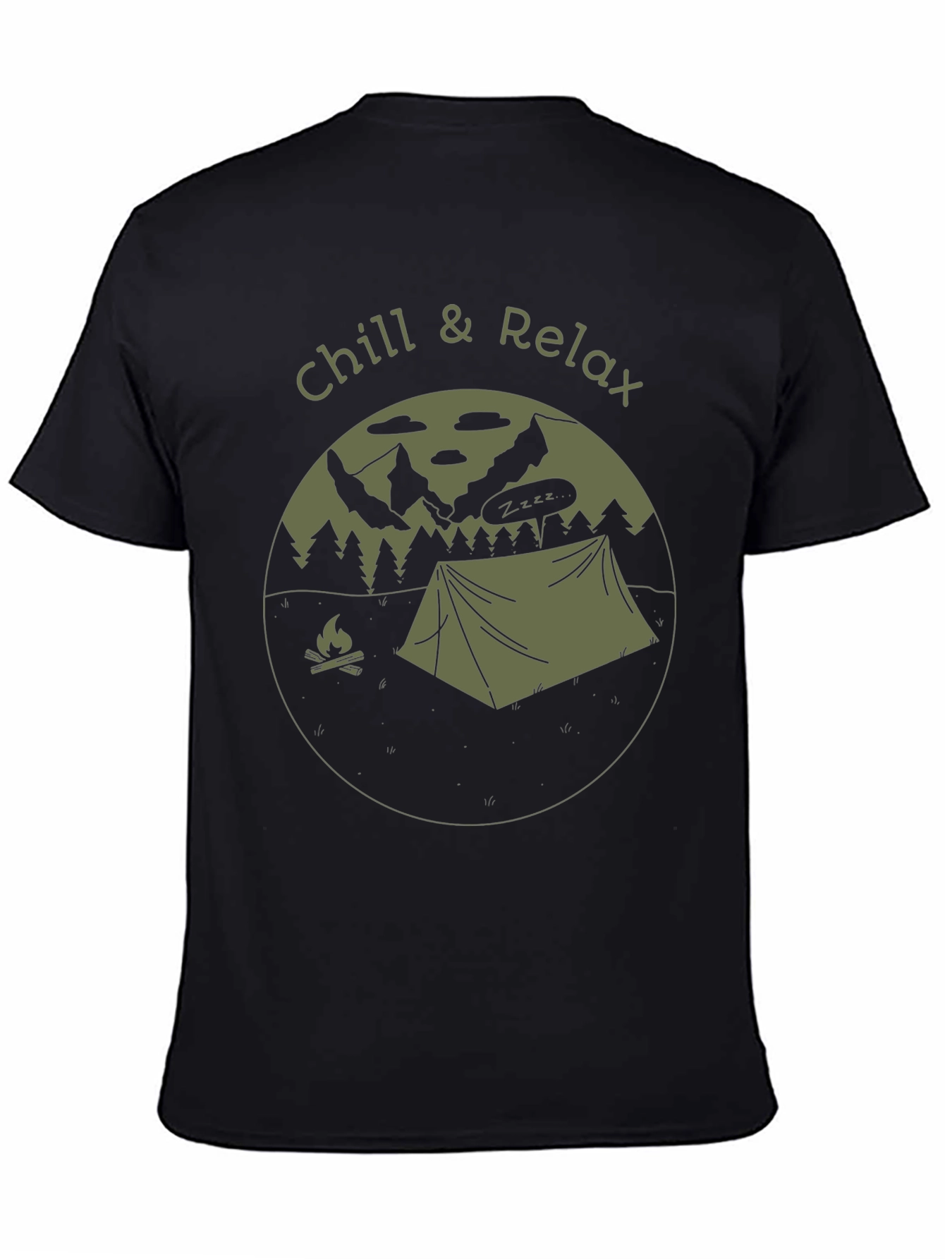 Chill & Relax Camping Graphic T-Shirt