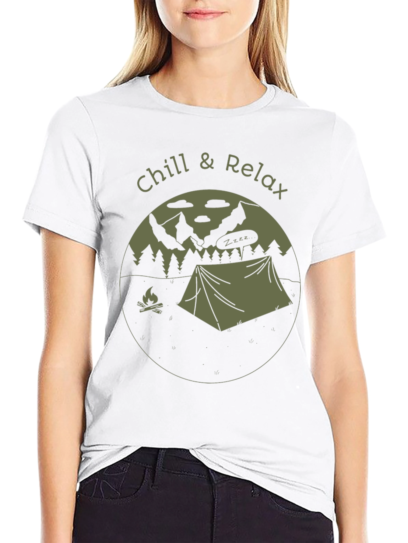Chill & Relax Camping Graphic T-Shirt