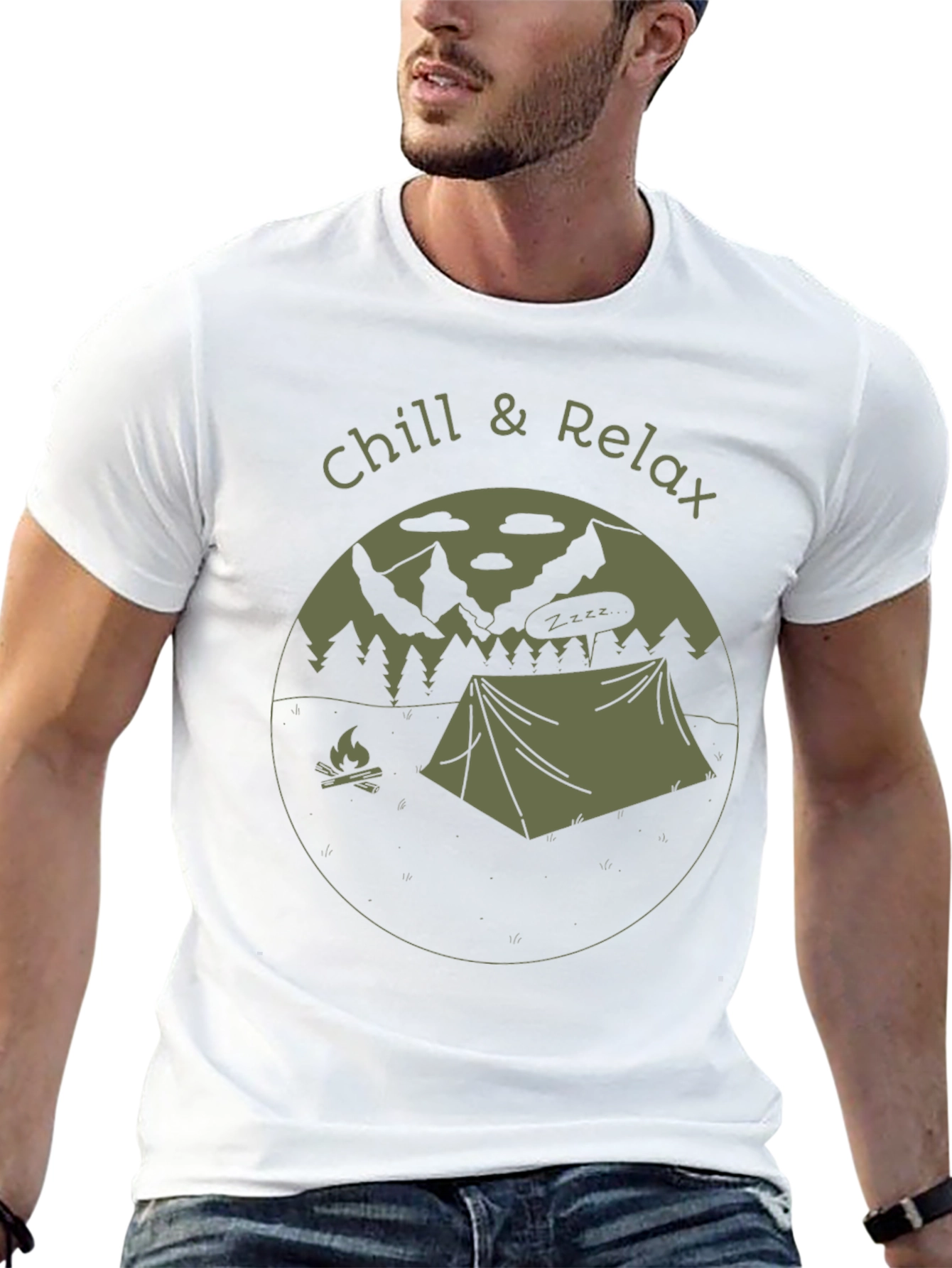 Chill & Relax Camping Graphic T-Shirt