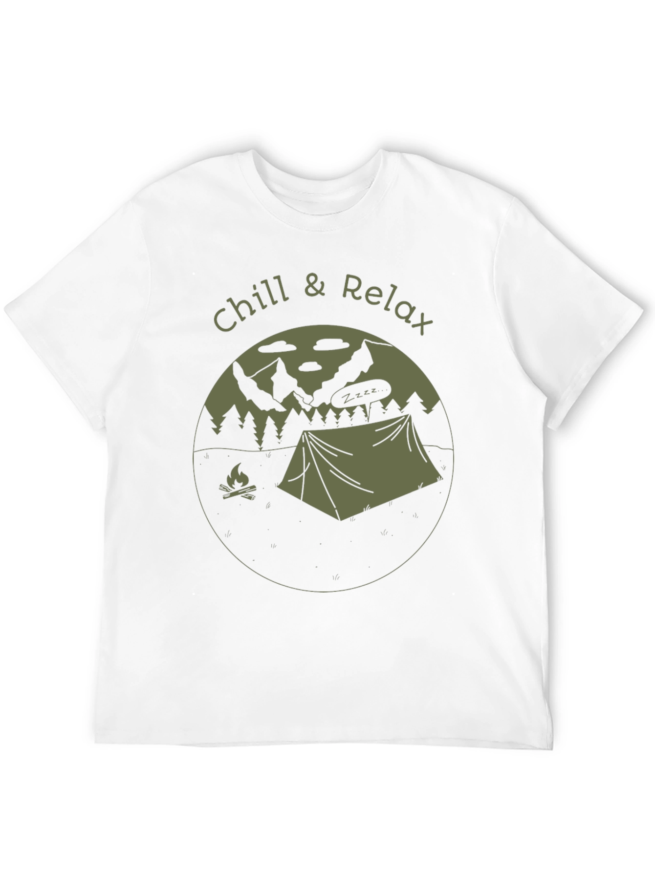 Chill & Relax Camping Graphic T-Shirt