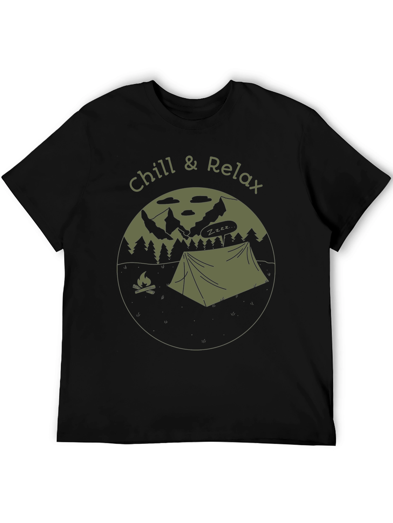 Chill & Relax Camping Graphic T-Shirt