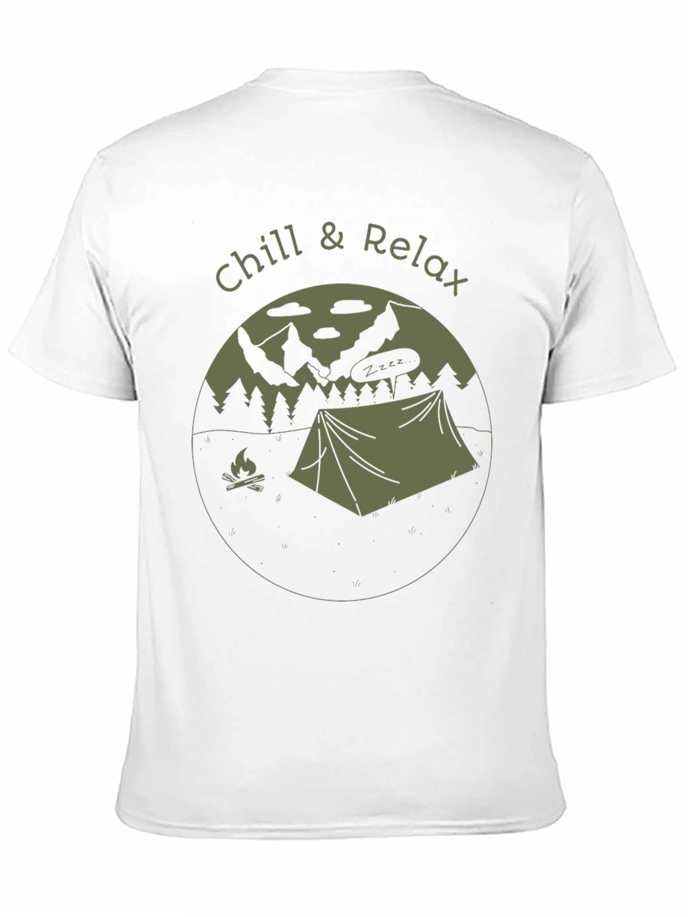 Chill & Relax Camping Graphic T-Shirt