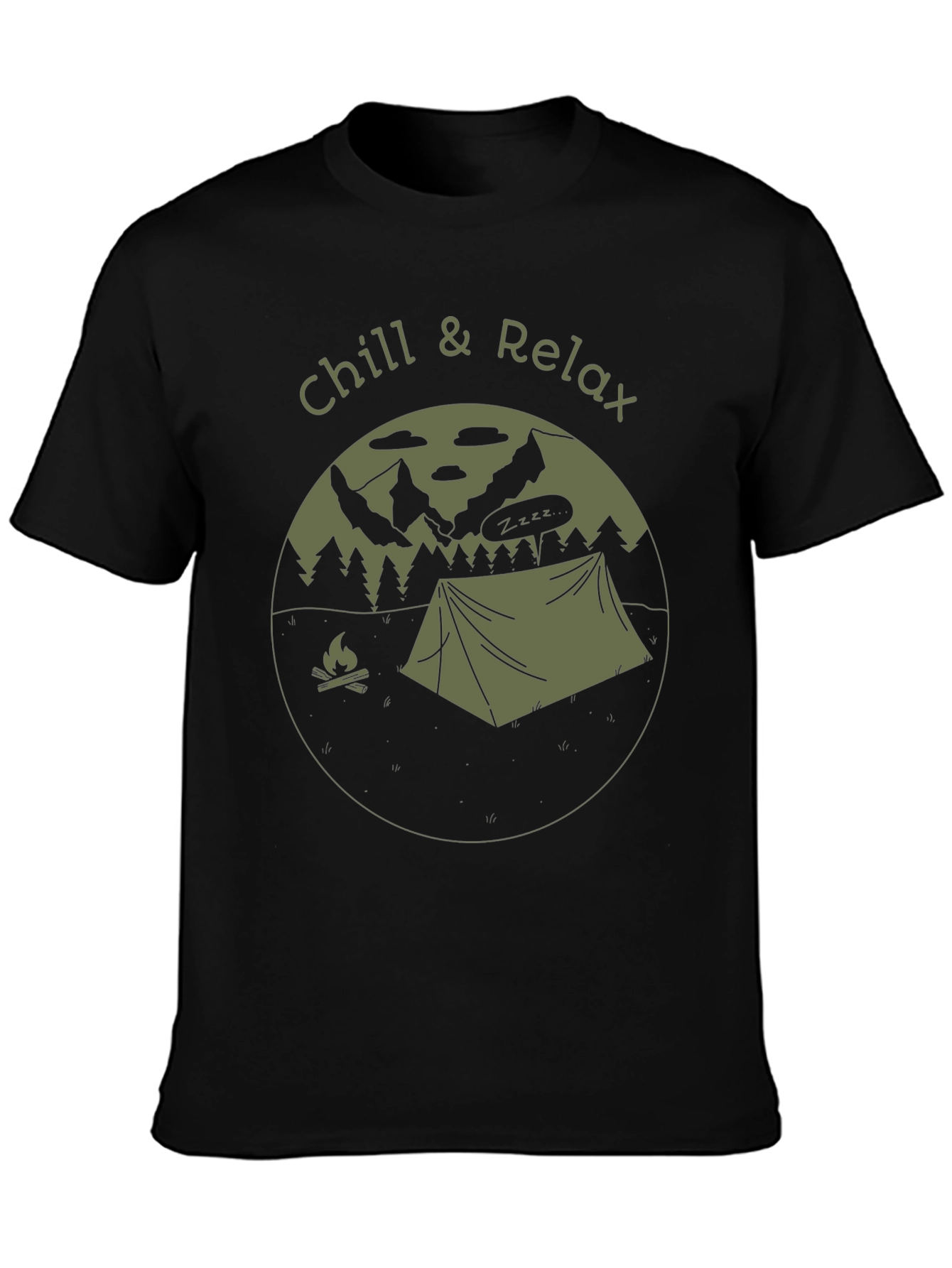 Chill & Relax Camping Graphic T-Shirt