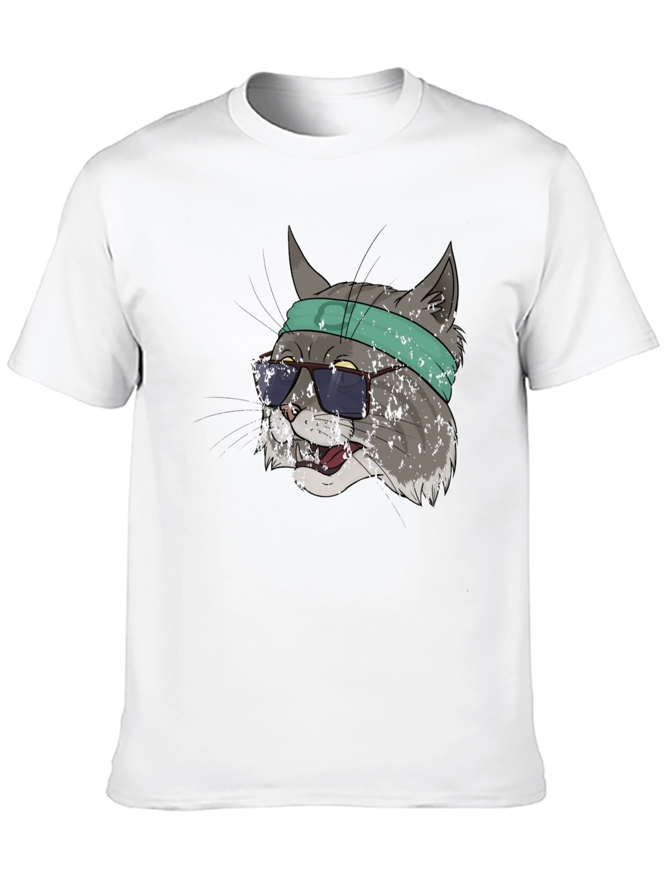 Cool Cat Graphic Tee - Unisex Black T-Shirt