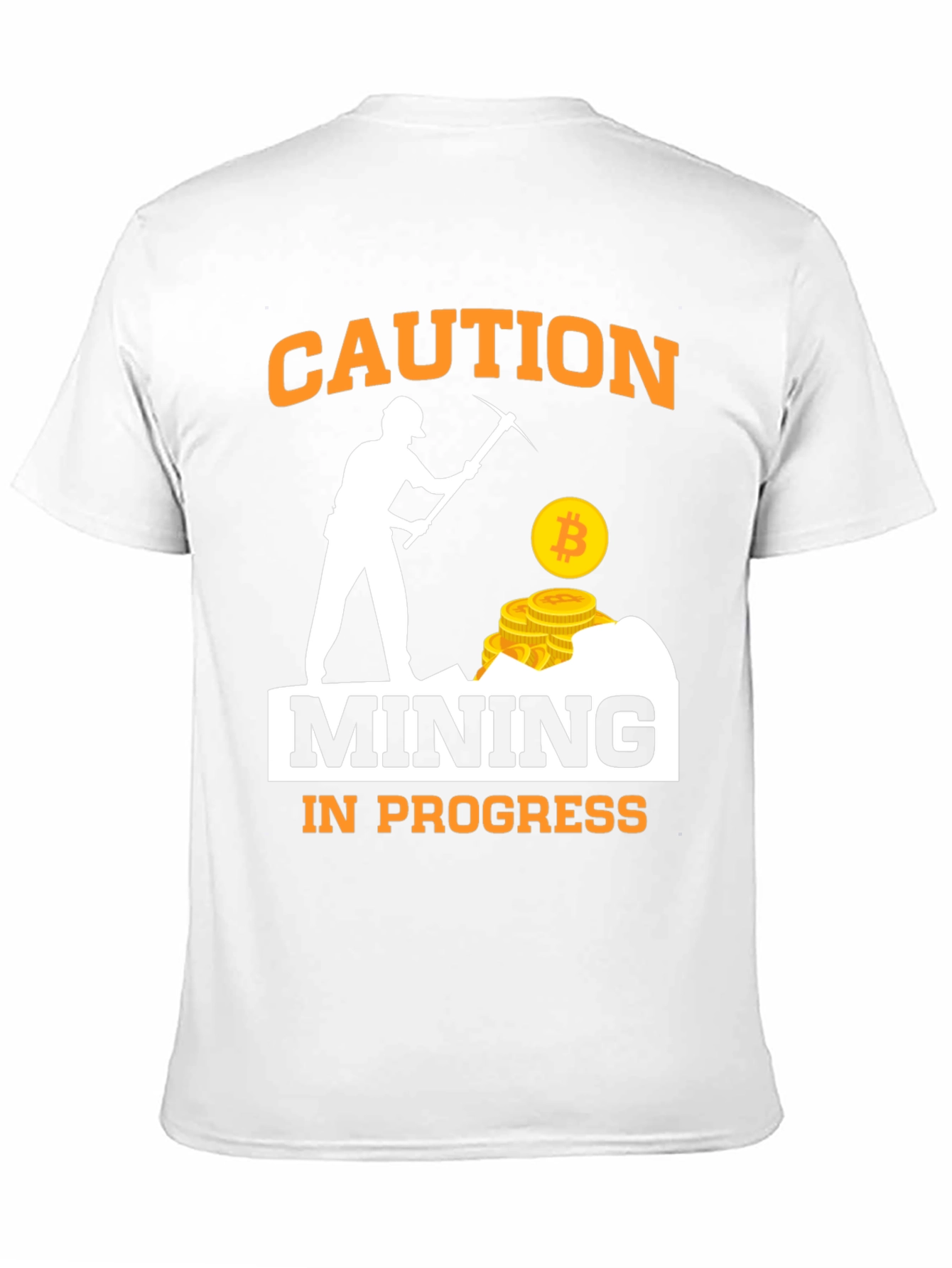 Caution Mining in Progress Graphic Tee