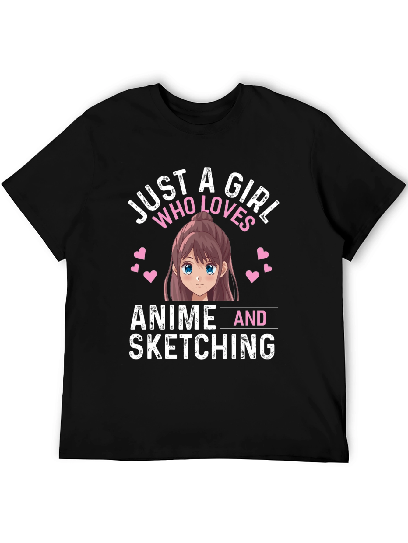 Anime & Sketching Girl T-Shirt