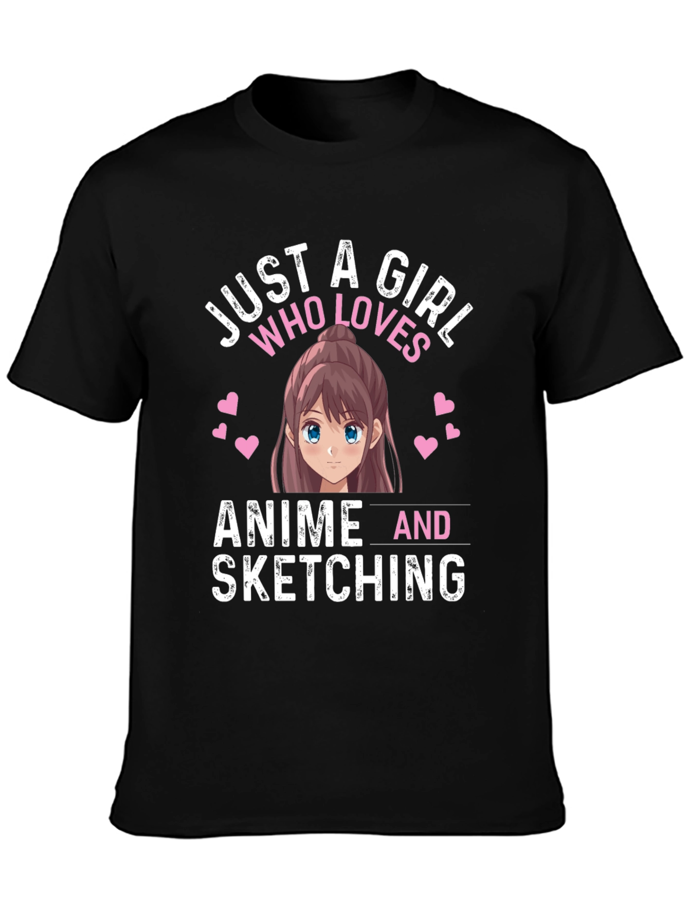 Anime & Sketching Girl T-Shirt