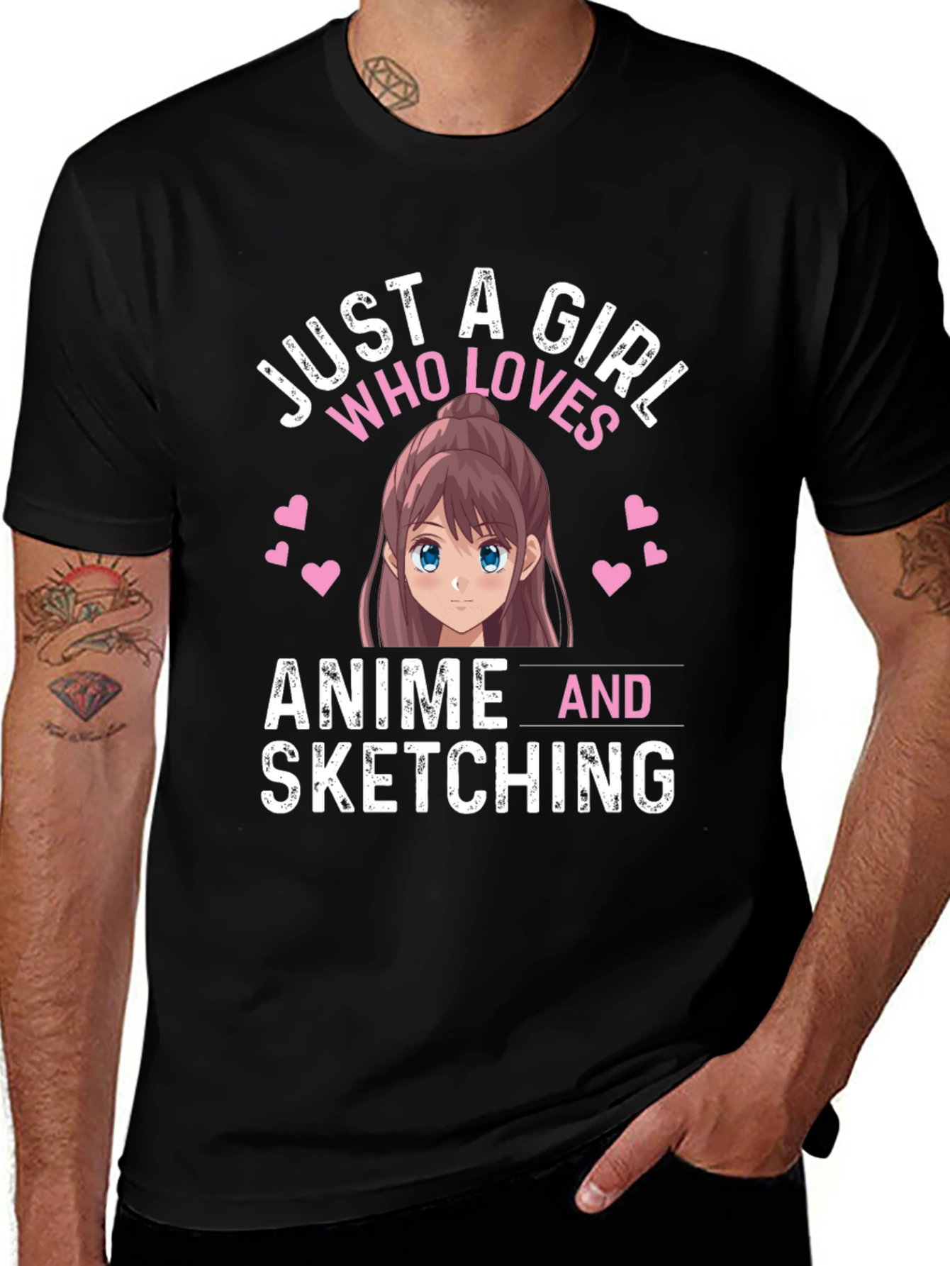 Anime & Sketching Girl T-Shirt