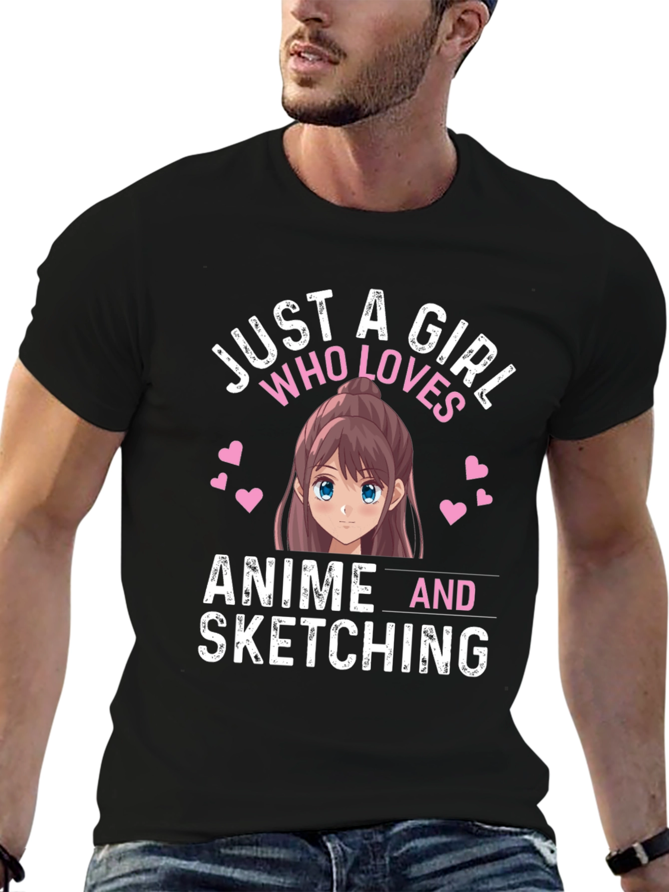 Anime & Sketching Girl T-Shirt