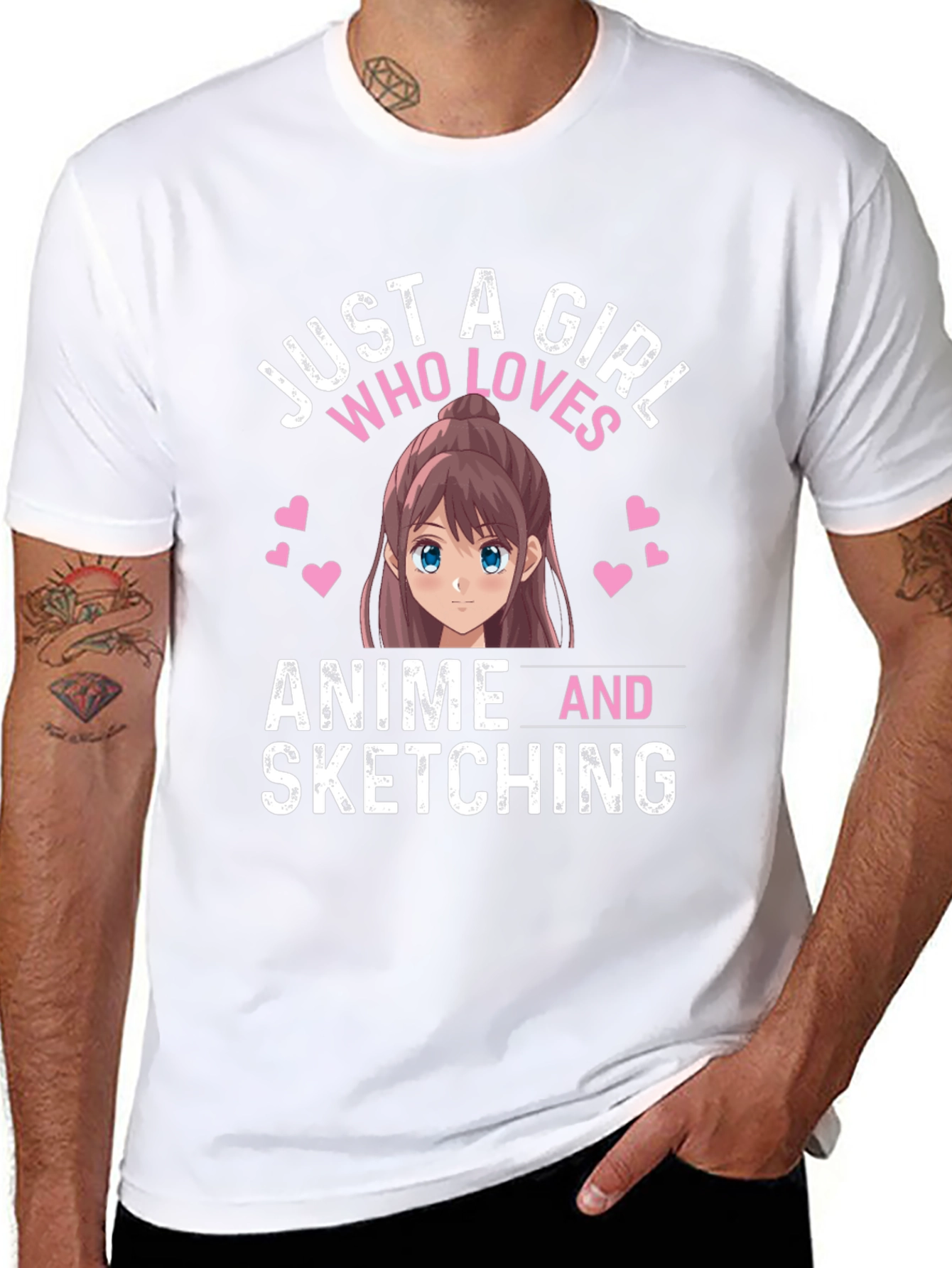 Anime & Sketching Girl T-Shirt