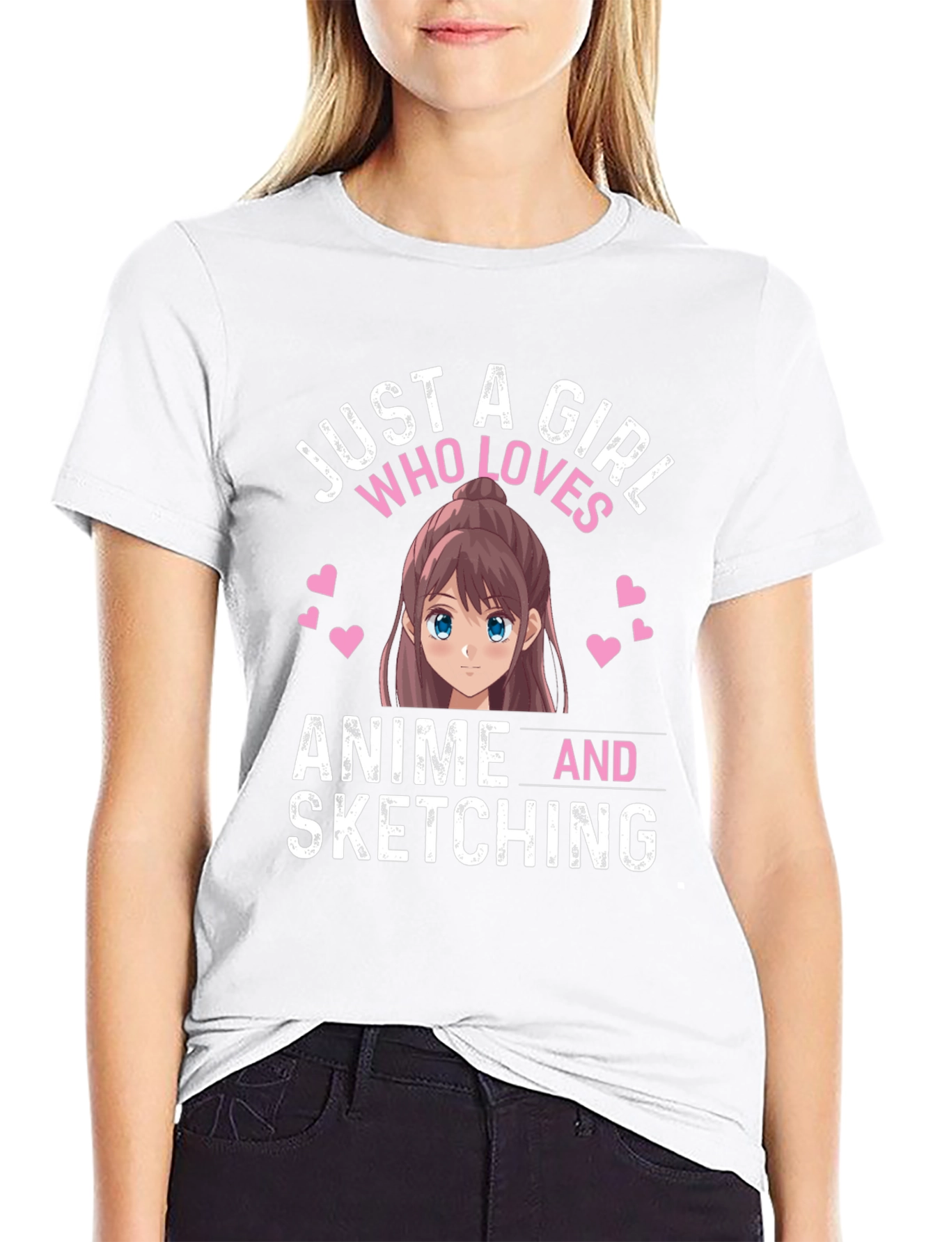 Anime & Sketching Girl T-Shirt