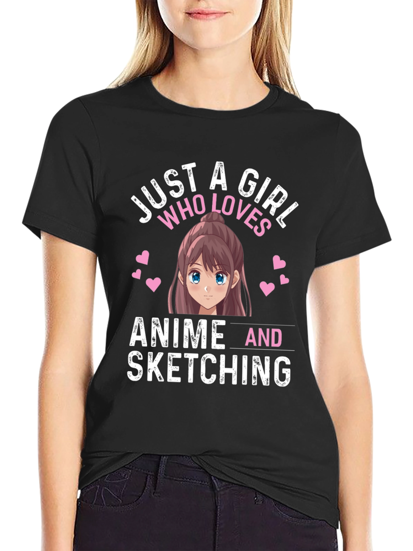 Anime & Sketching Girl T-Shirt