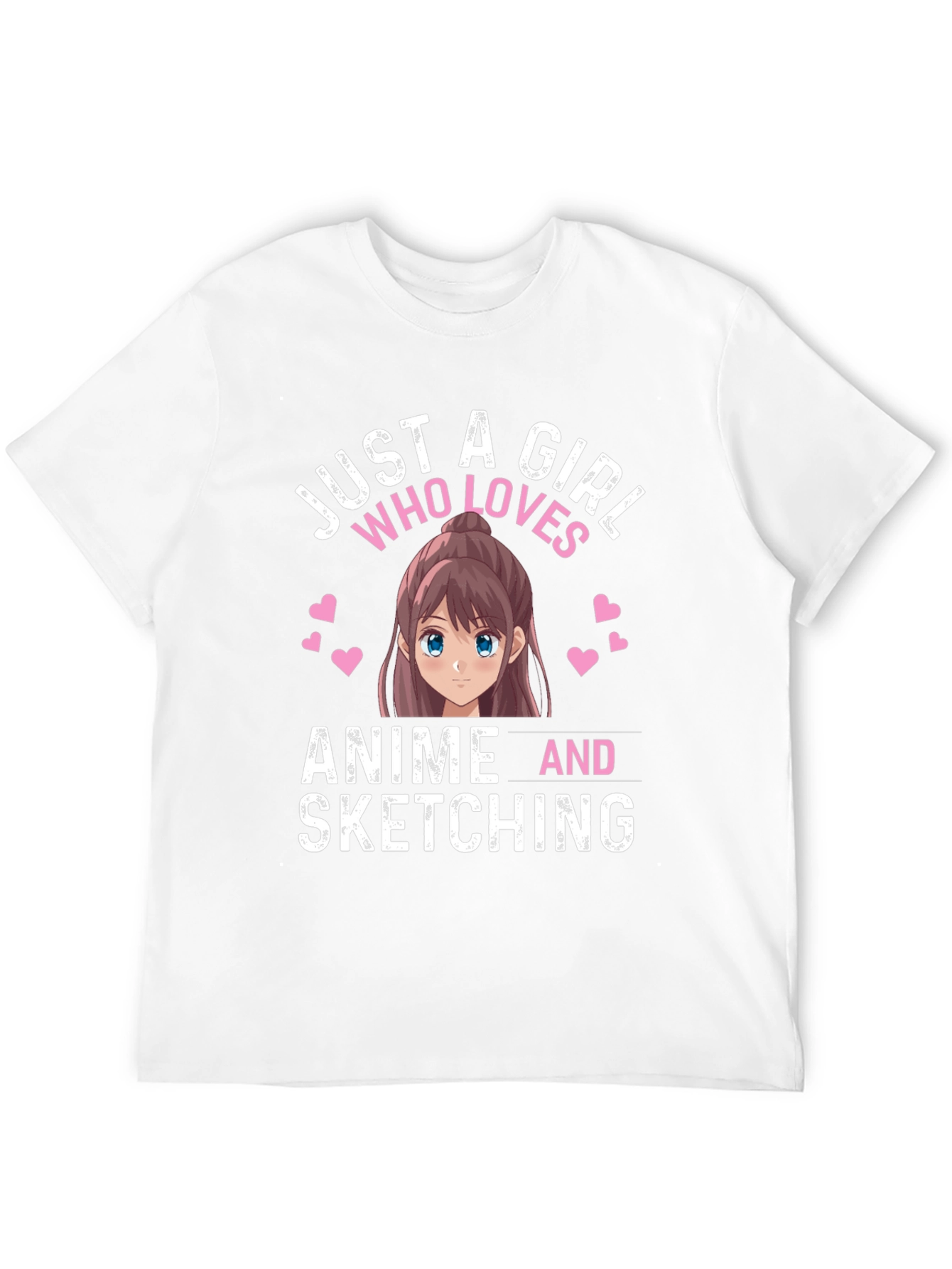 Anime & Sketching Girl T-Shirt