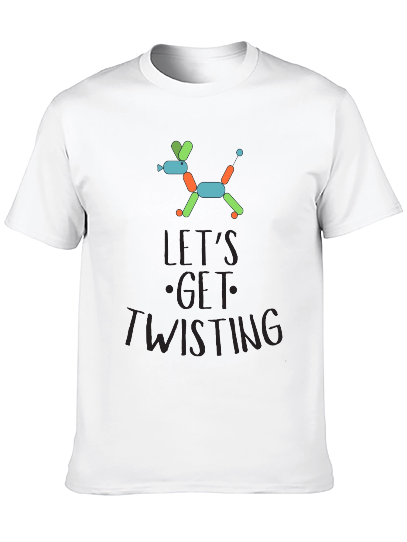 Lets Get Twisting Balloon Dog Graphic Tee