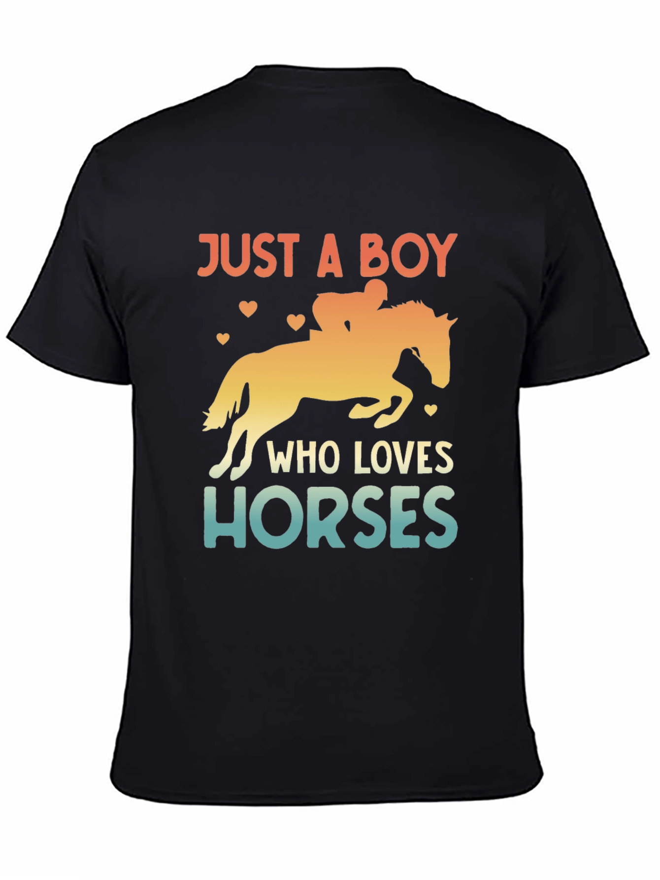 Just a Boy Who Loves Horses T-Shirt