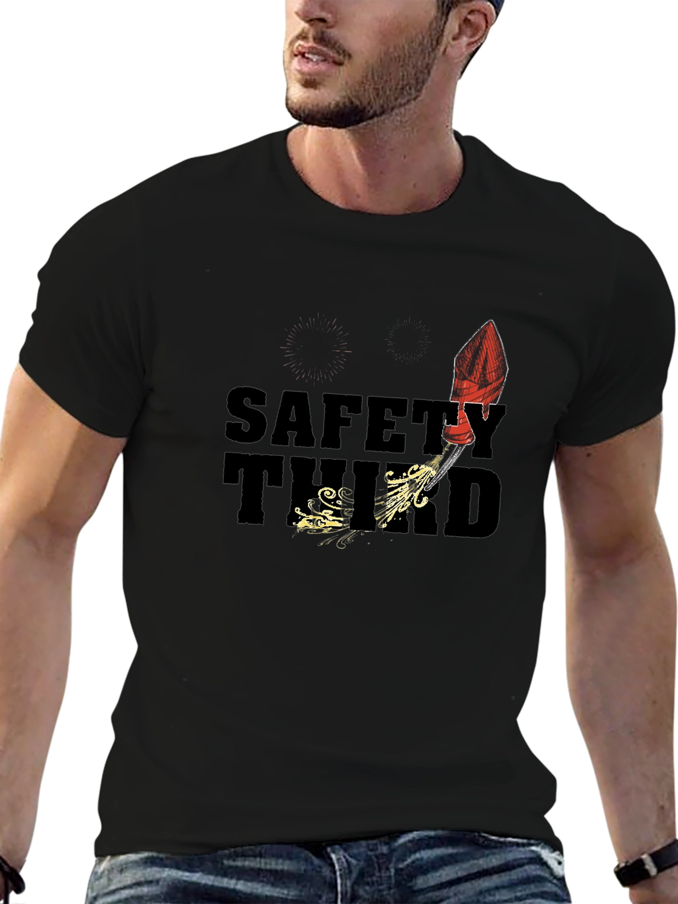 Safety Third Graphic Tee - Black T-Shirt