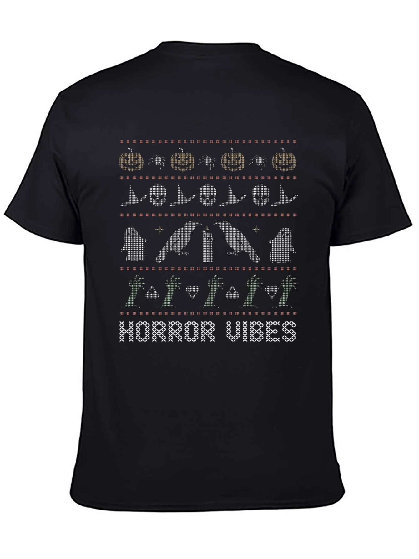 Horror Vibes Halloween Graphic Tee