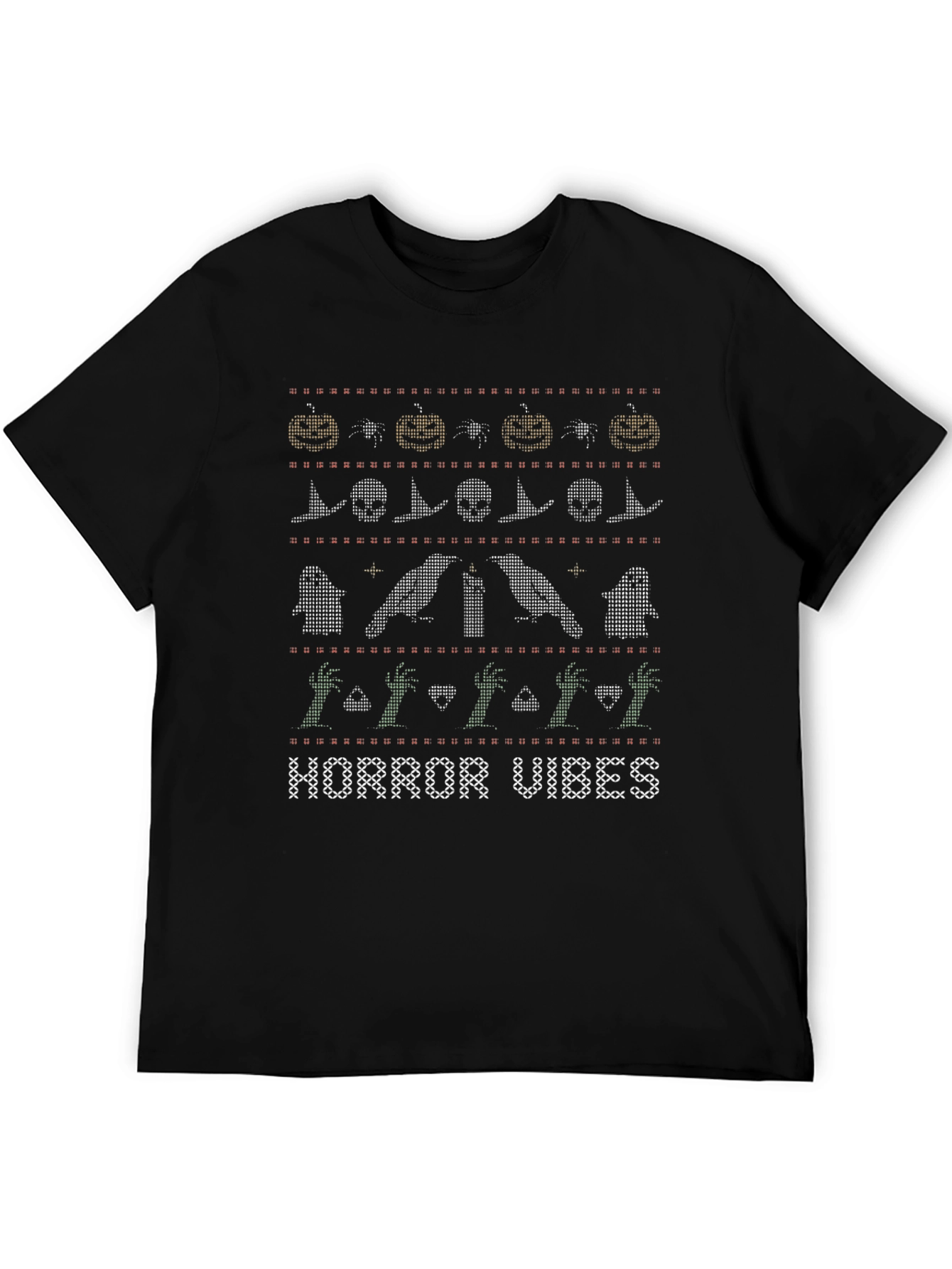 Horror Vibes Halloween Graphic Tee