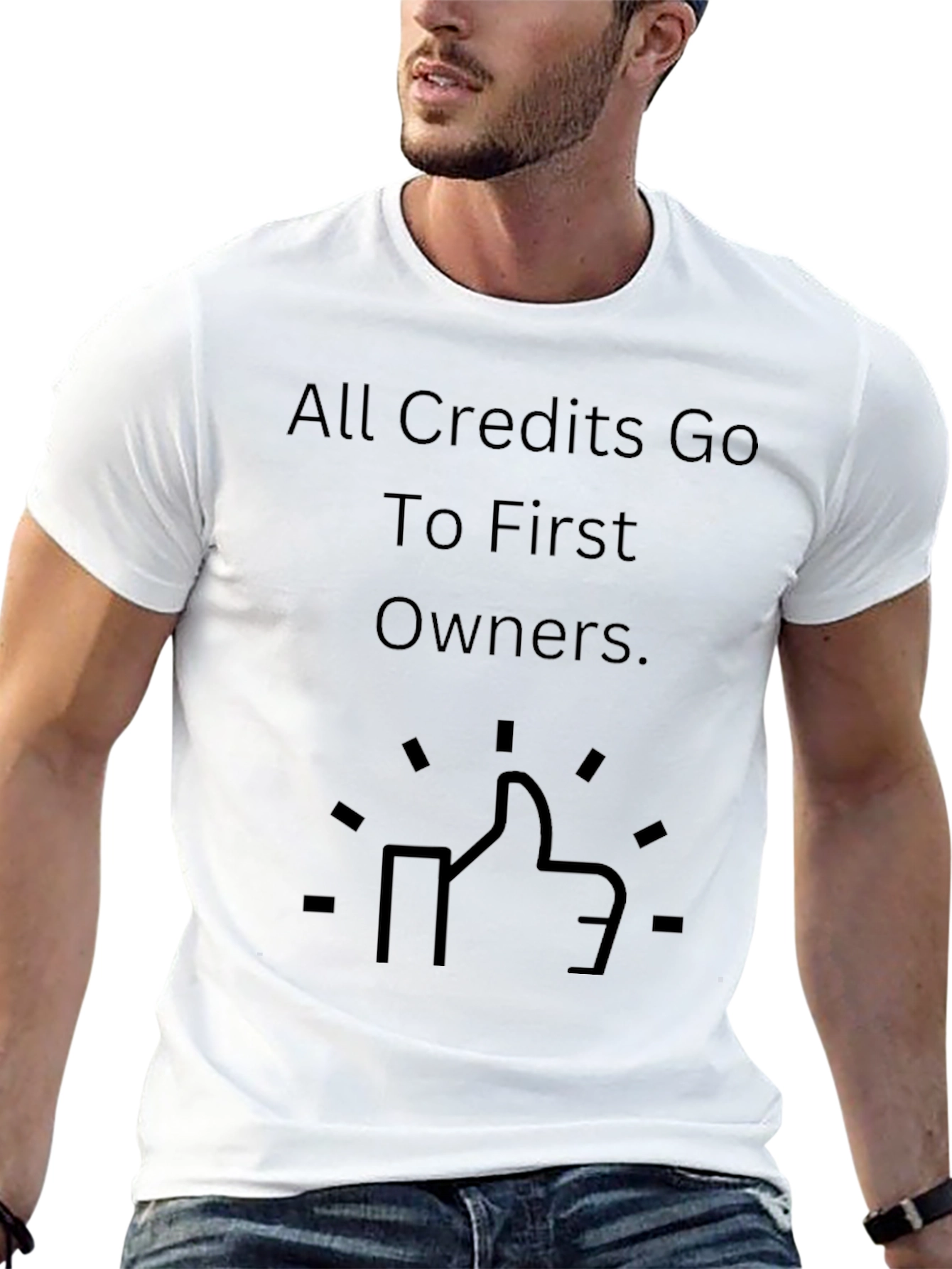 All Credits Go To First Owners Graphic Tee