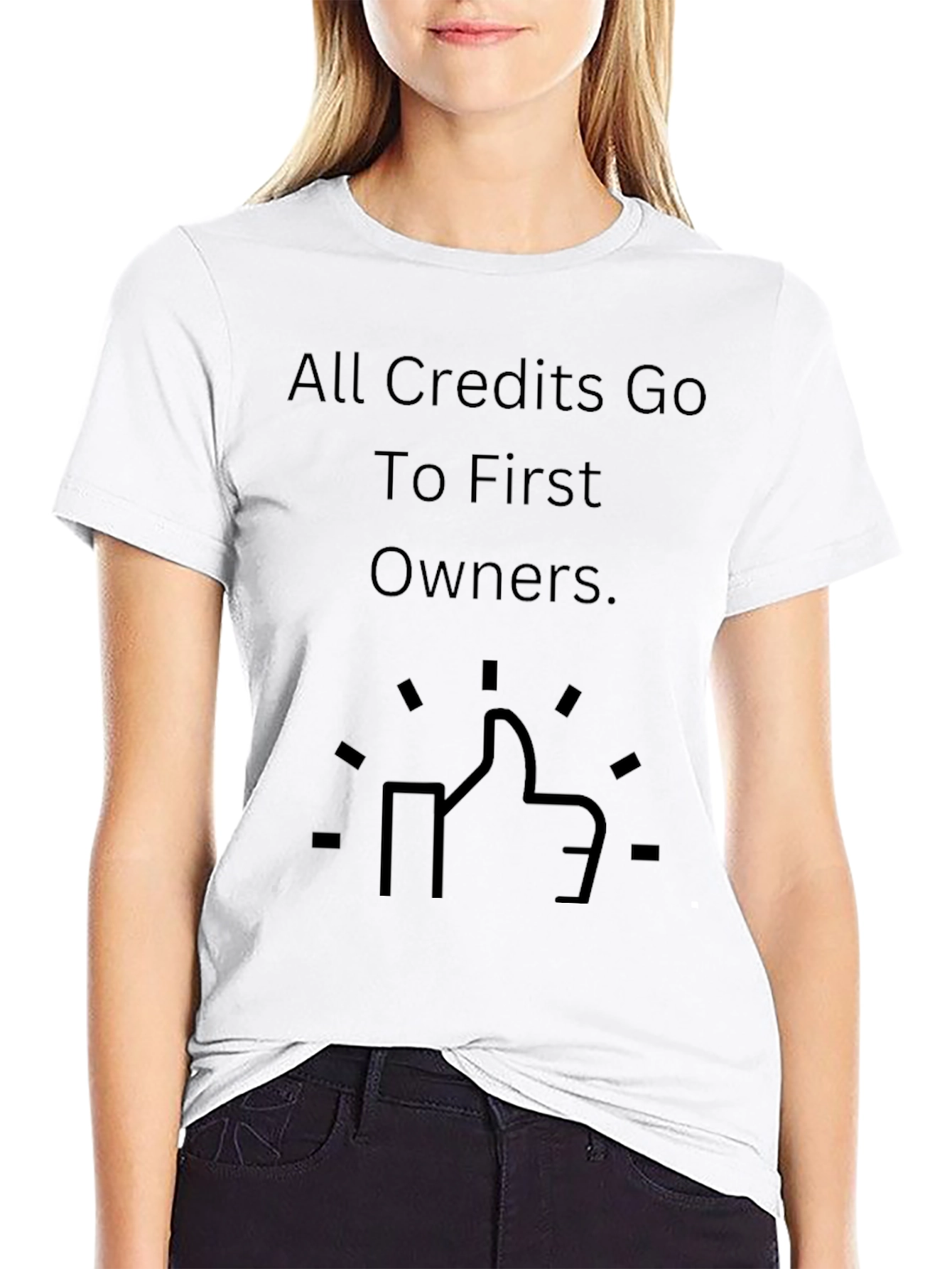 All Credits Go To First Owners Graphic Tee