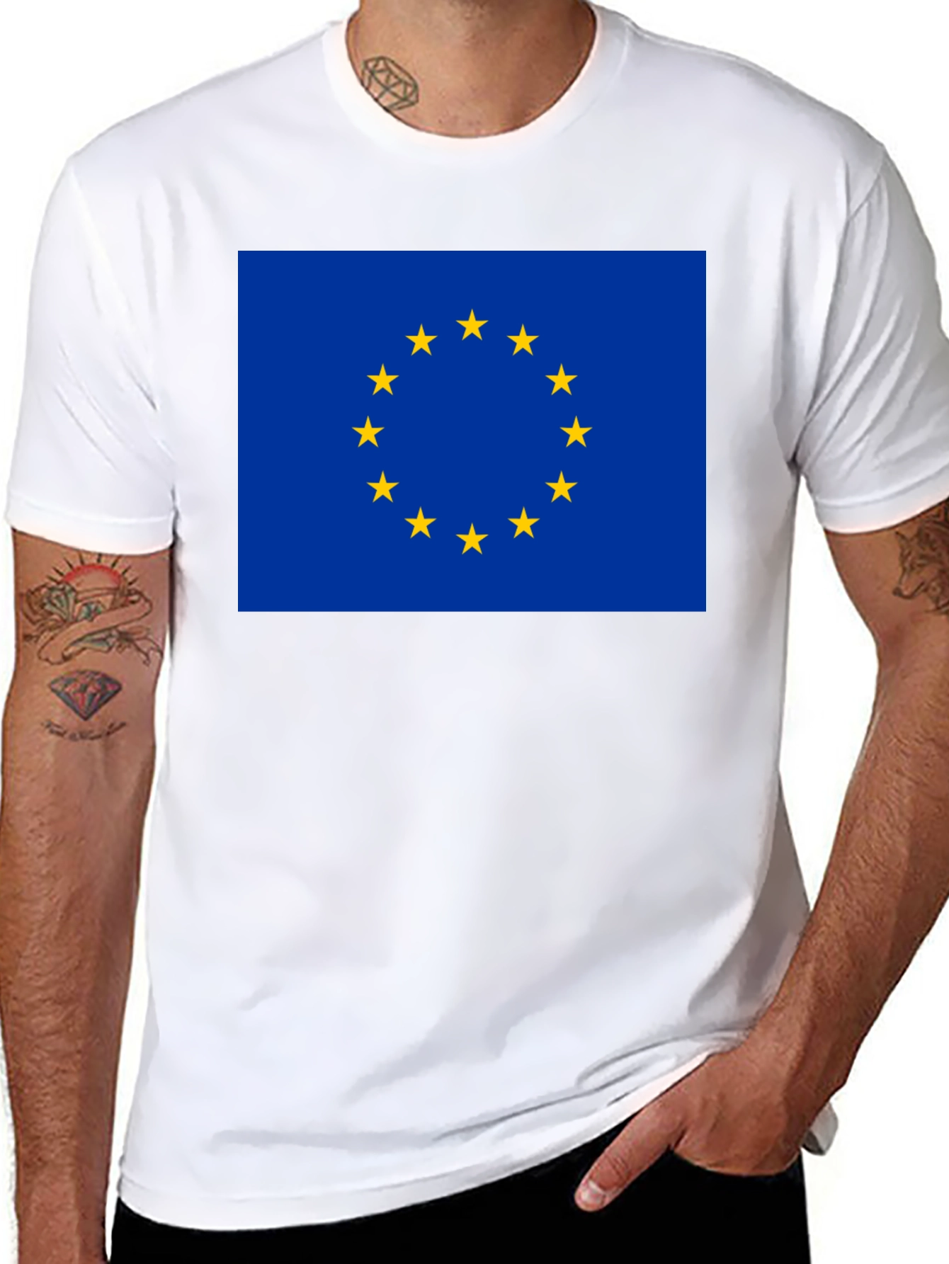 EU Flag T-Shirt - European Union Pride
