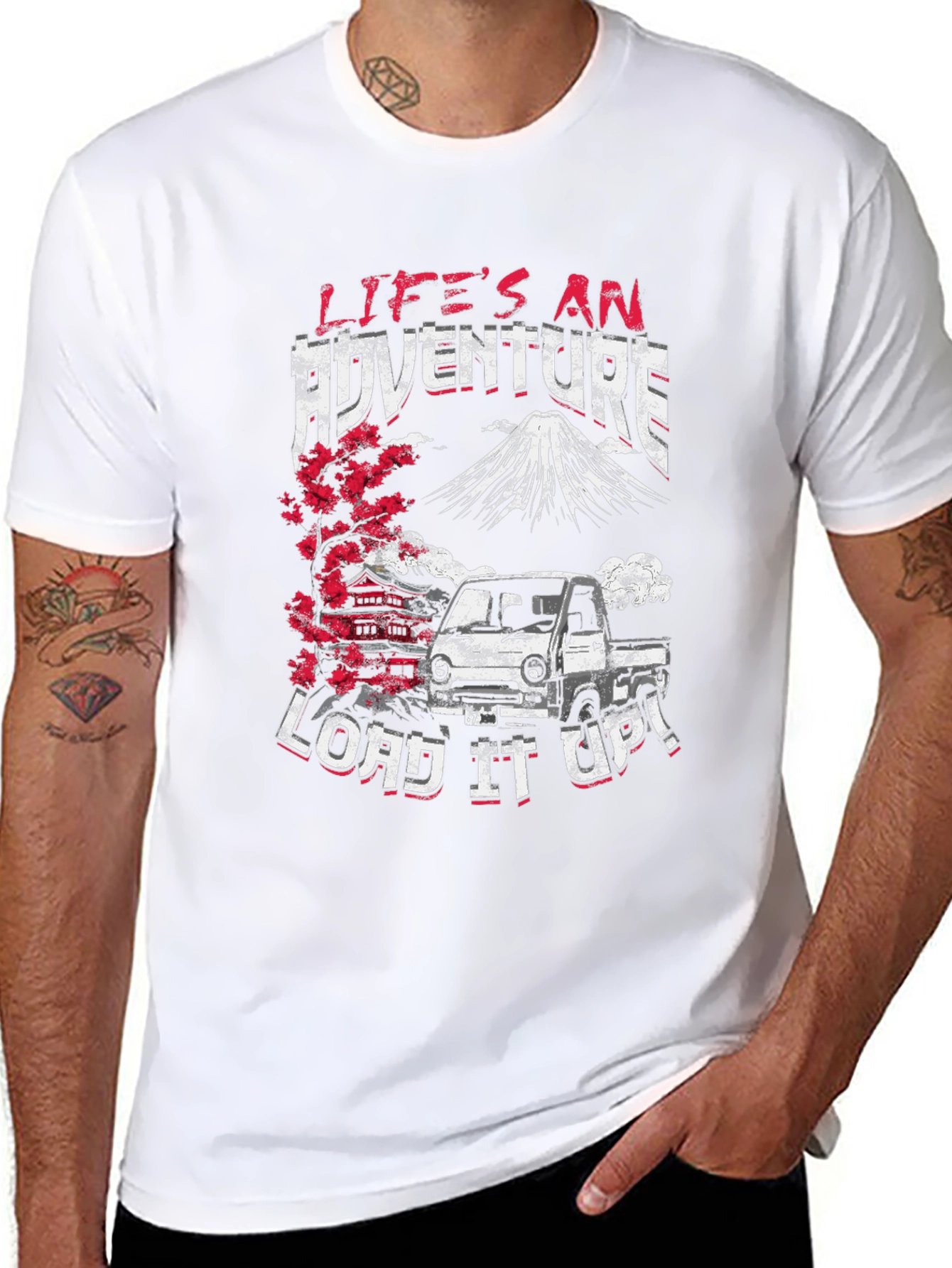 Lifes An Adventure Graphic Tee - Load It Up!