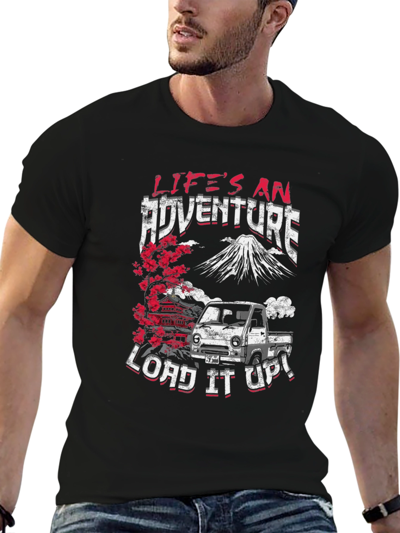 Lifes An Adventure Graphic Tee - Load It Up!