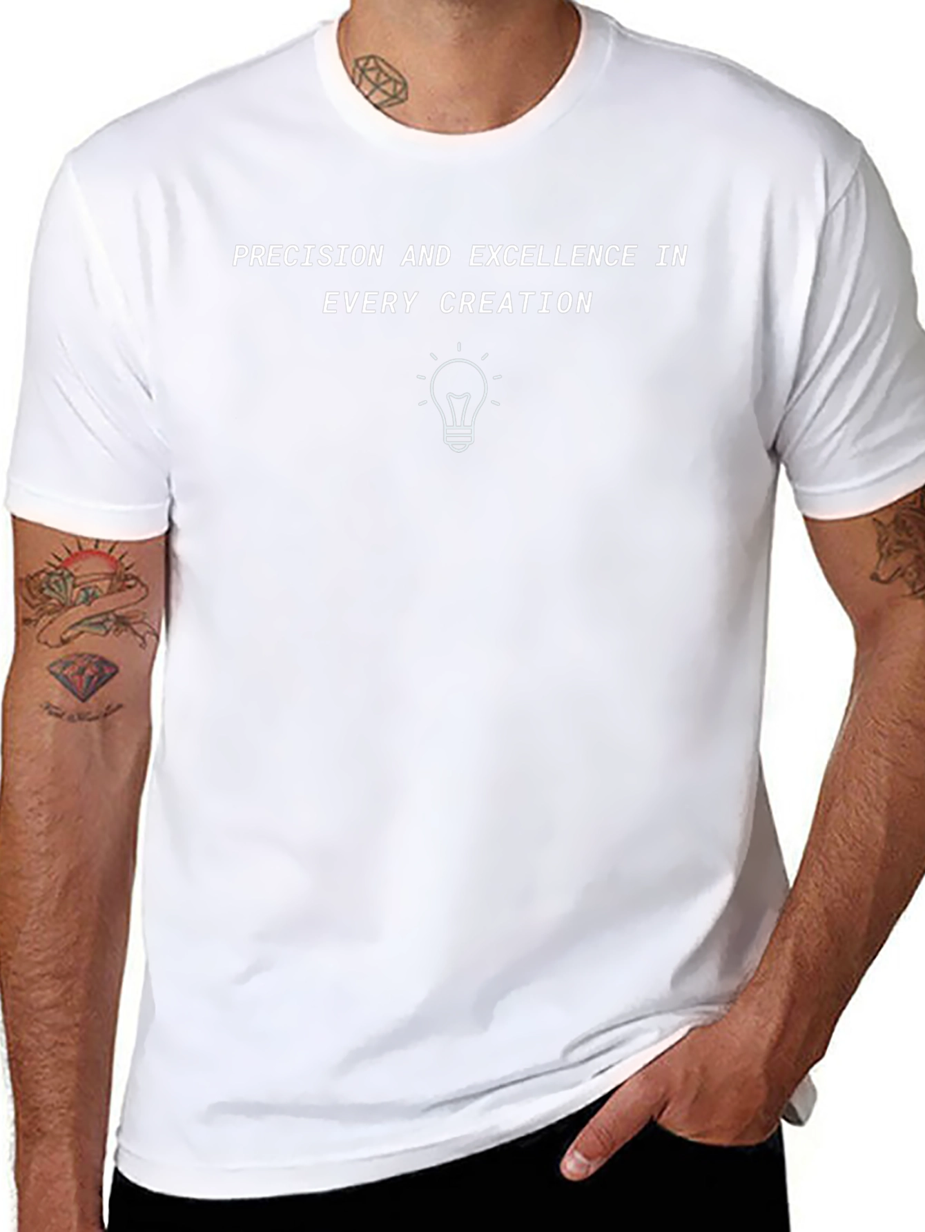 Precision Excellence Graphic Tee - Stylish Comfort