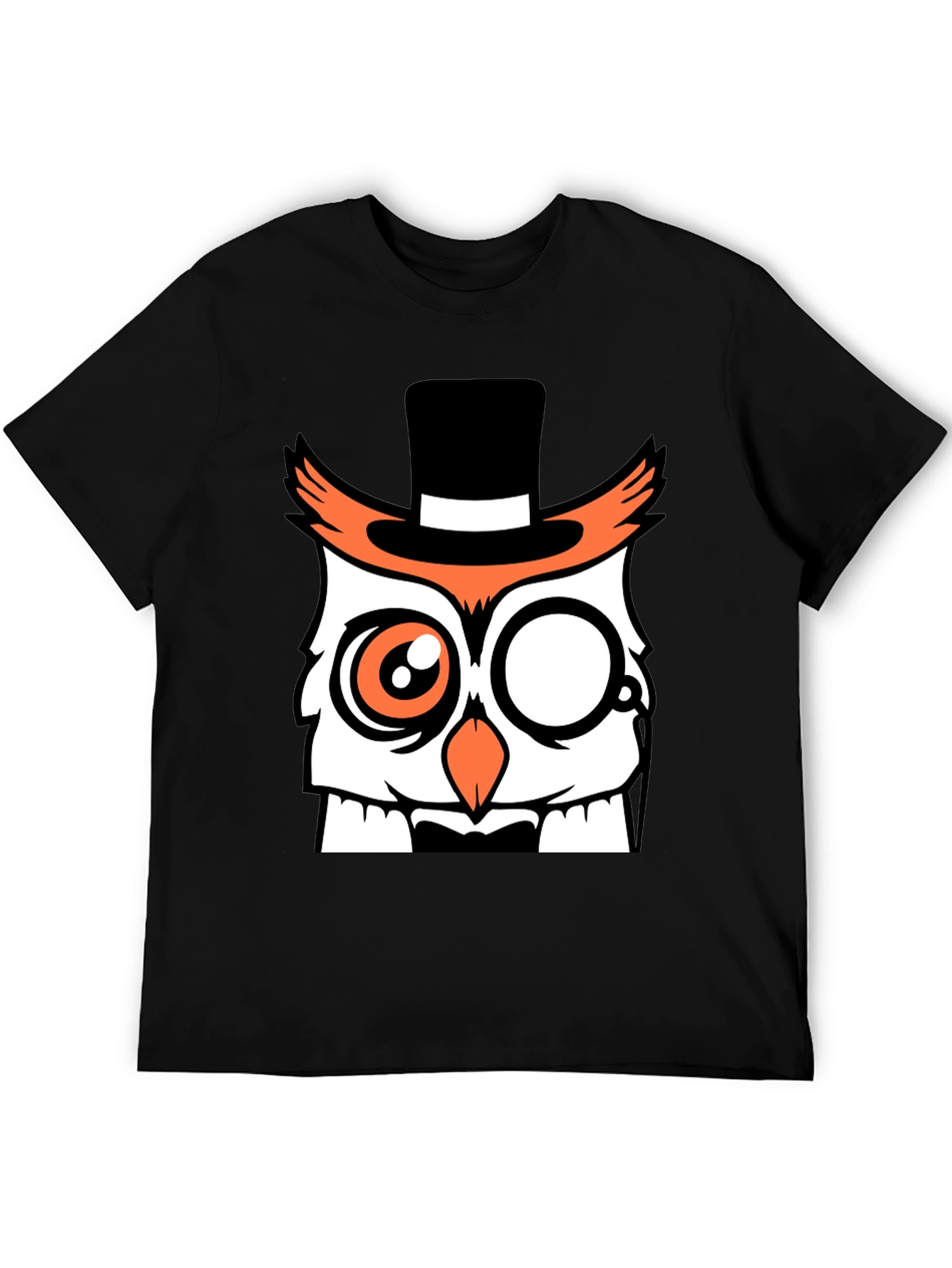 Dapper Owl T-Shirt - Funny Cartoon Design
